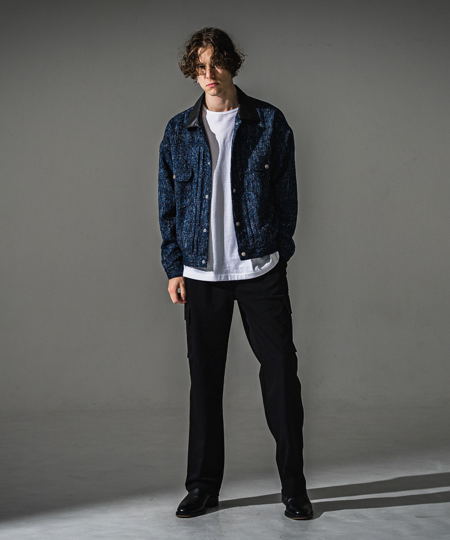 HEAD CARGO / RC41-ST-043 / カーゴセミワイドタックパンツ / ブラック (8月中旬入荷予定)