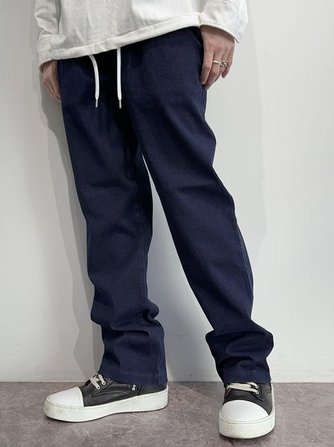 EX DENIM JERSEY WIDE PT / RC35-ST-016WTD / デニムジャージワイドパンツ / インディゴワンウォッシュ