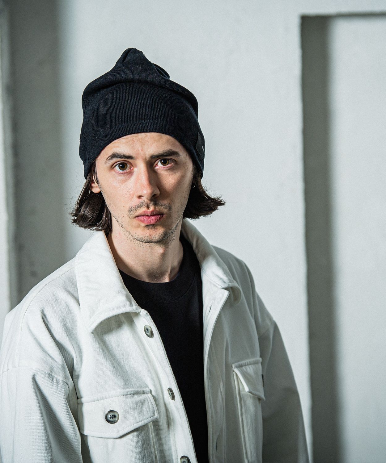 LINEN KNIT CAP / RC37-CAP-004 / コットンリネンニットキャップ / ブラックタグ