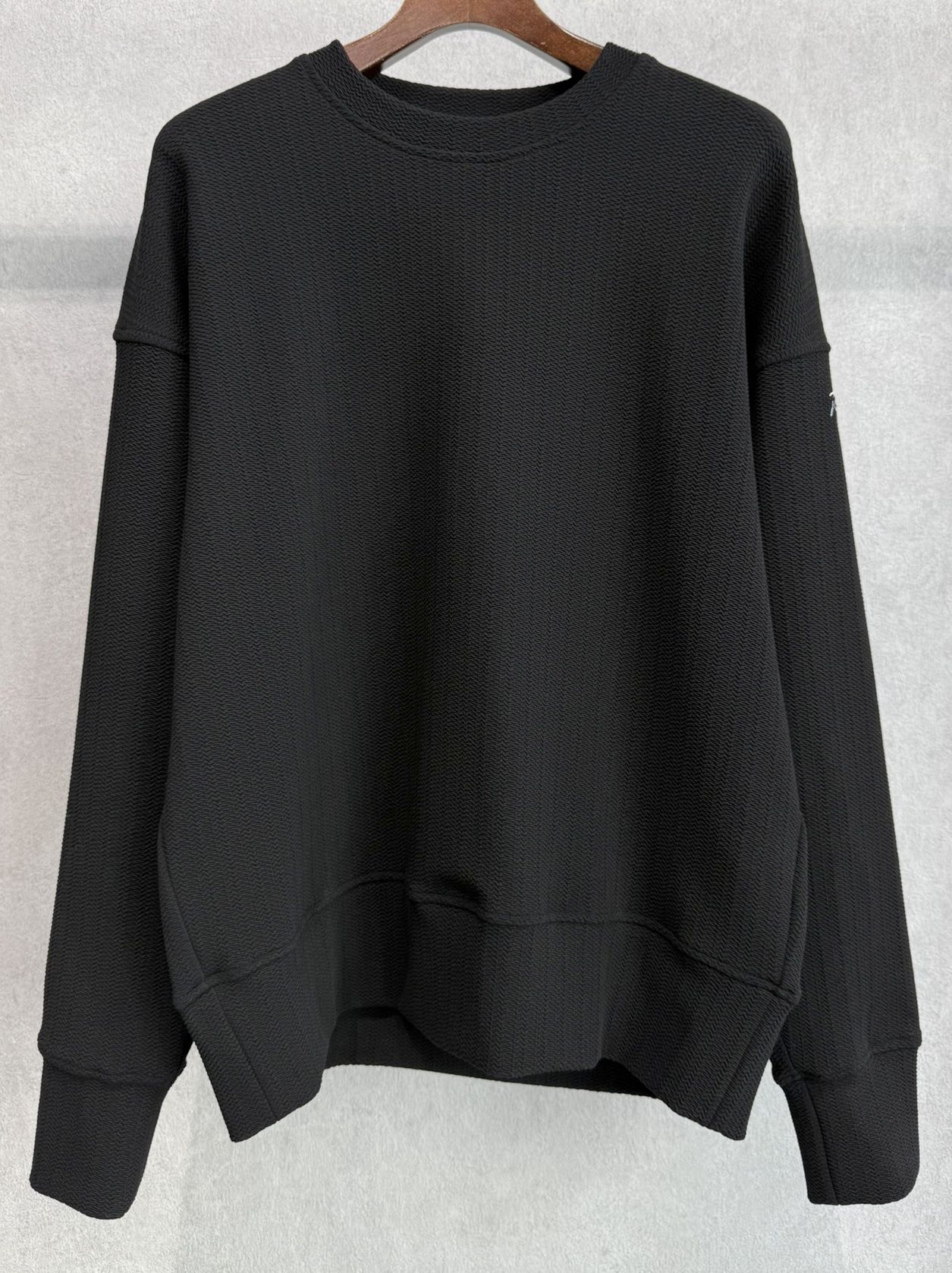 BLISTER TRAINER / RC39-C-004 / ブリスターニットトレーナー / ブラック