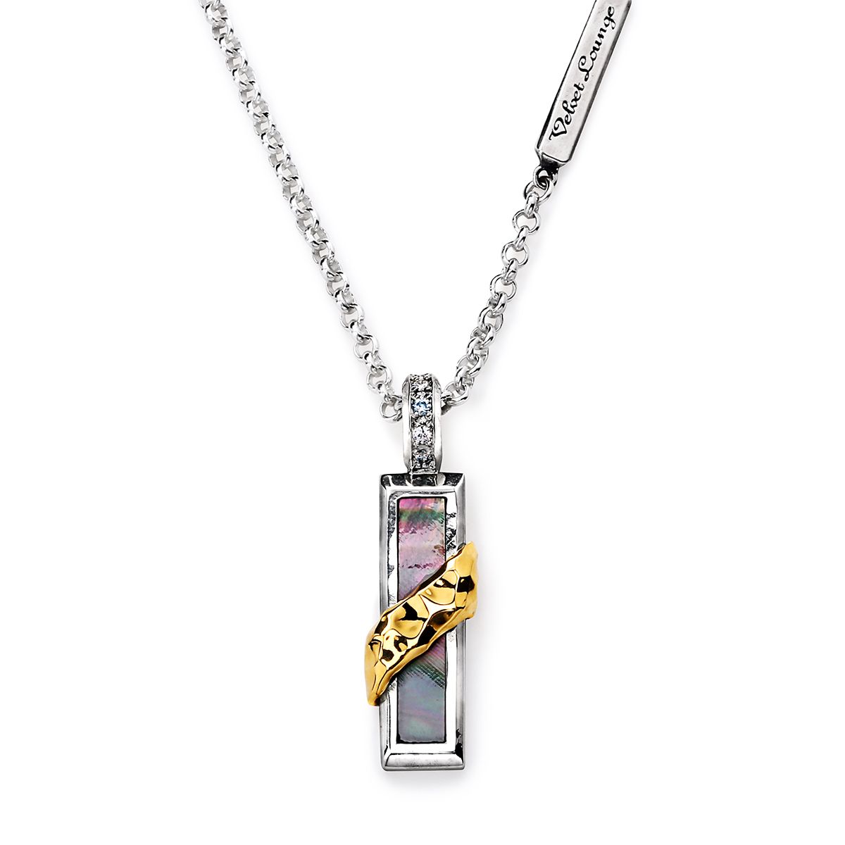 スティックラインペンダント / VLP177WG-BSH / ネックレス