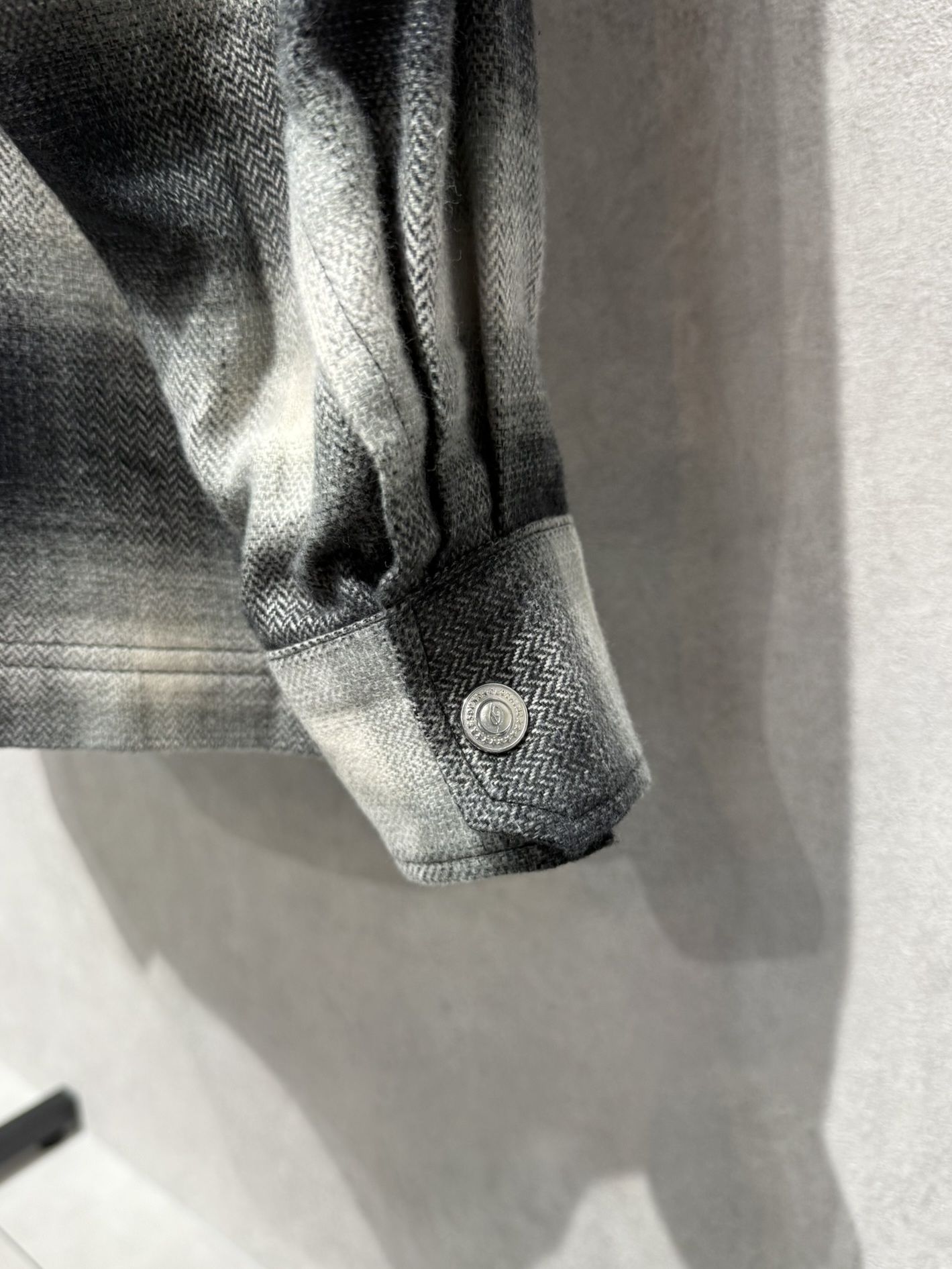 FLANNEL CHECK JK / RC41-JK-006 / フランネルチェックCPOジャケット / ブラック