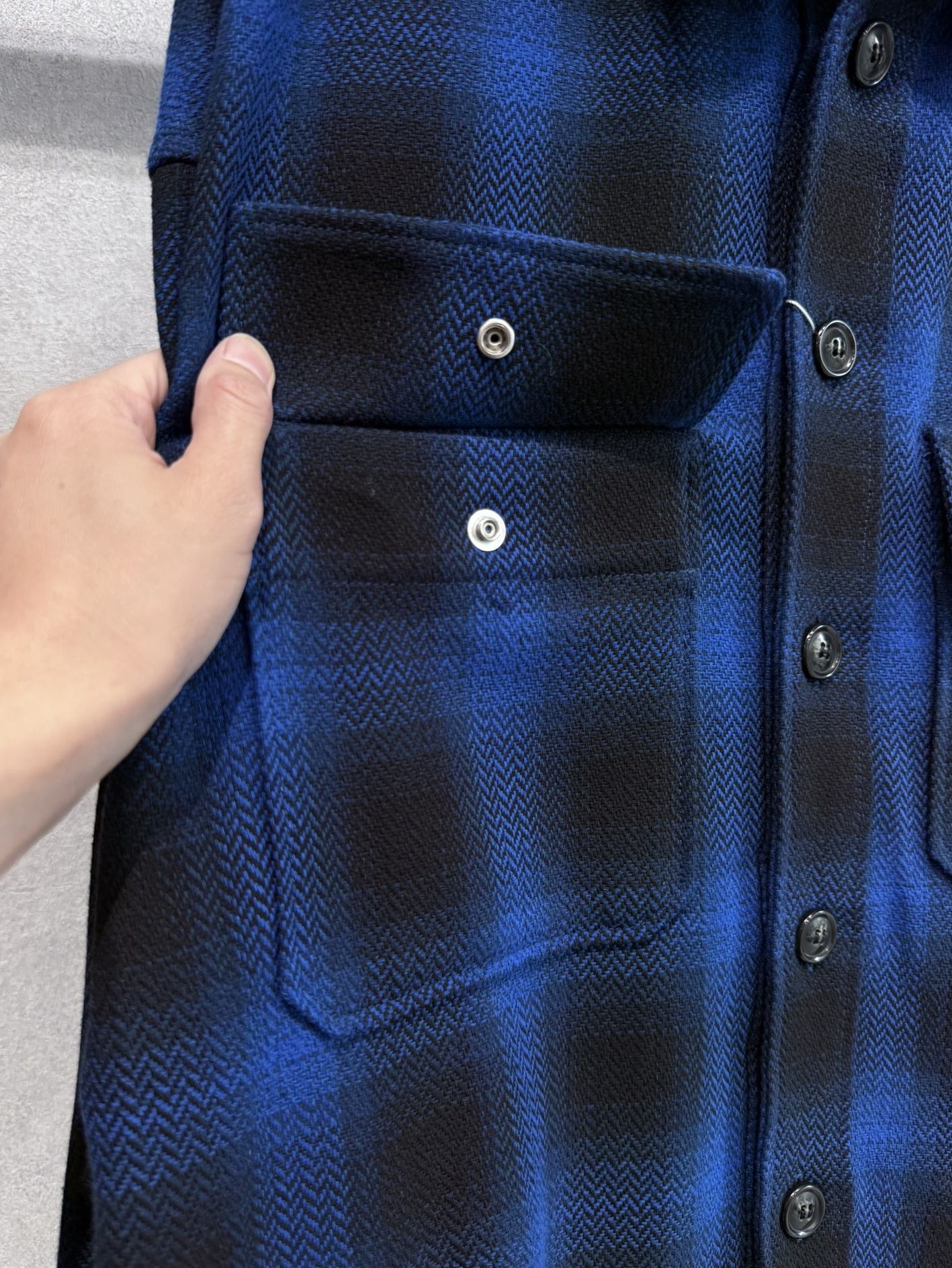 CPO SHIRTS JK / RC37-JK-004 / CPOチェックシャツジャケット / ブルーチェック