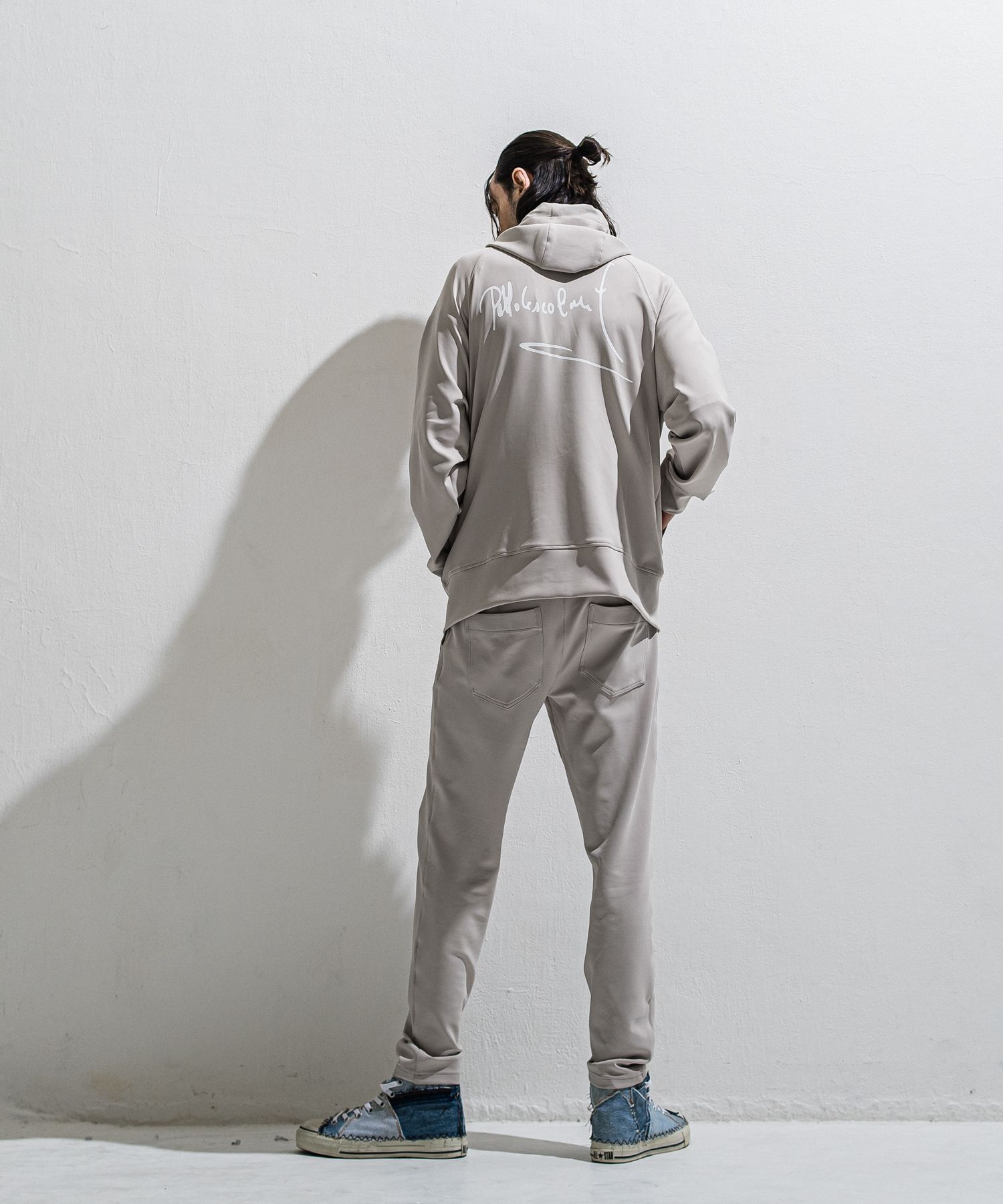 GAVIRIA DB EASY PANTS / DP1-ST-002 / ダンボールジャージイージーパンツ / グレージュ (3月中旬入荷予定)