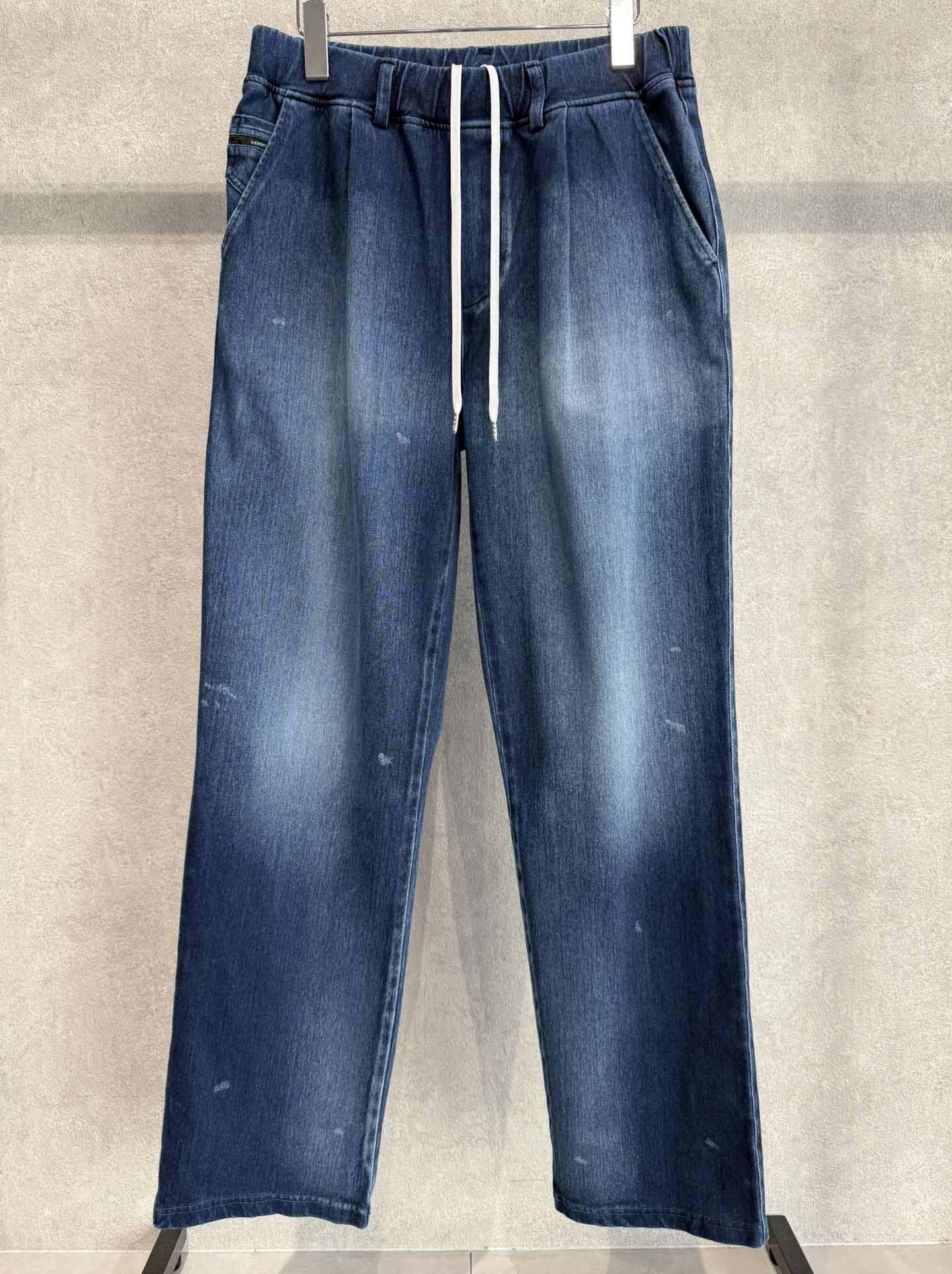 DENIM JERSEY WIDE PT / RC39-ST-016WTD / ライトオンスデニムジャージ ワイドパンツ / ダークインディゴ
