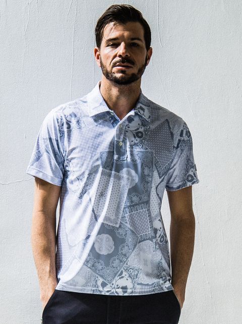 PAISELY RUSH POLO / RC24-T-014 / ラッシュガードポロシャツ ※