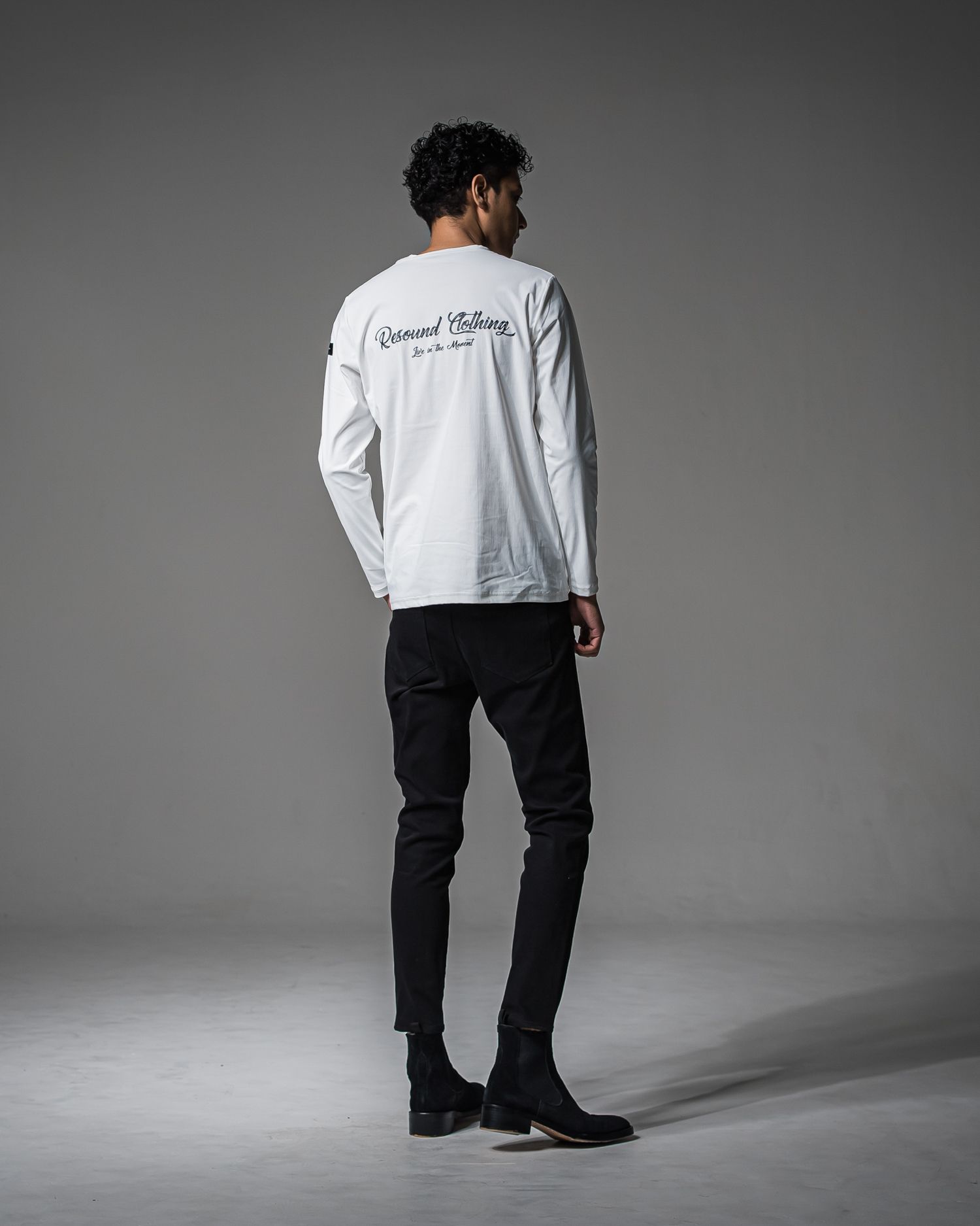 MICK DENIM JERSEY / BASIC-ST-020 / デニムジャージテーパードパンツ / ブラック (9月上旬入荷予定)