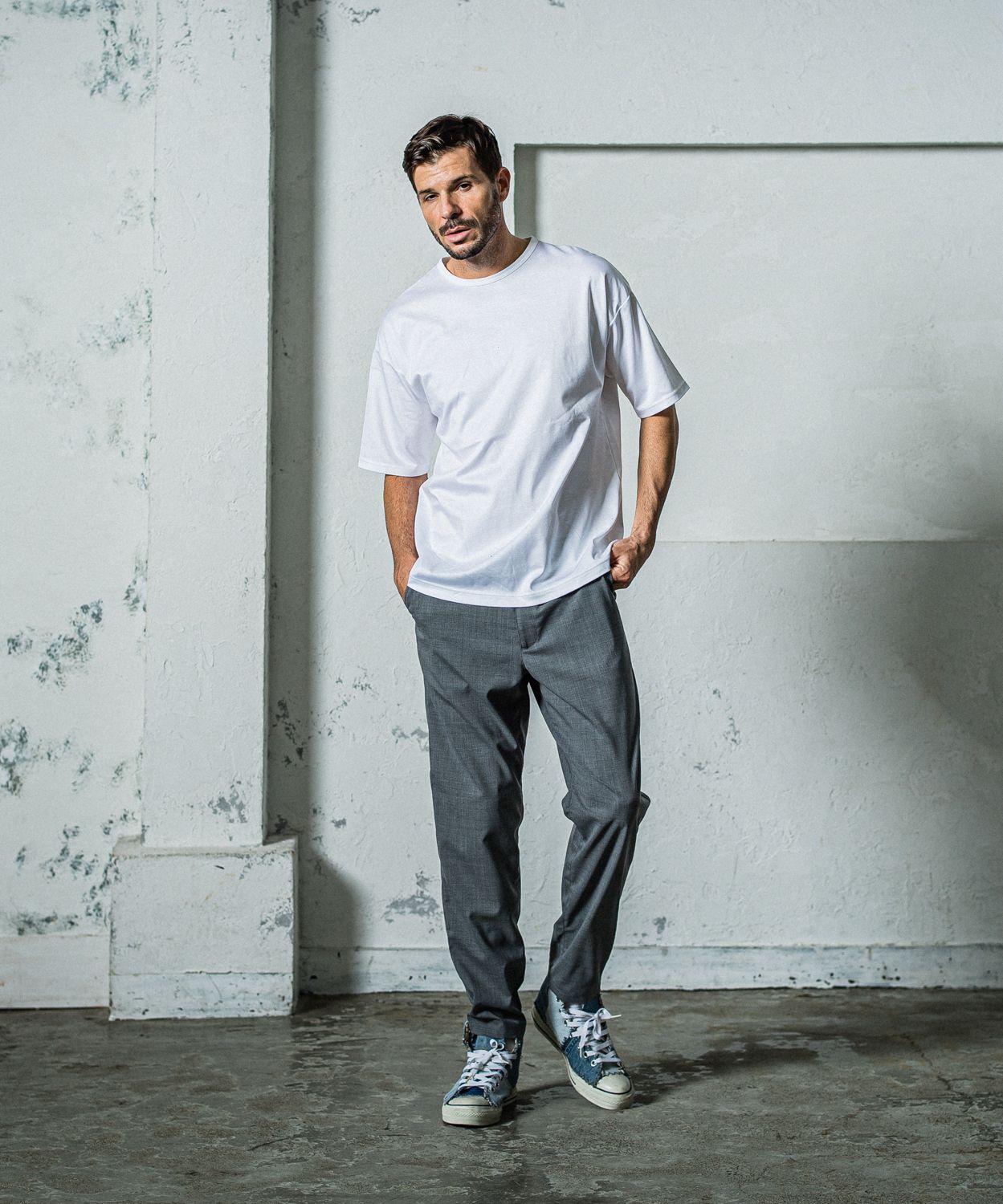 FINEST BASIC LOOSE T / RC35-T-007 / 最高品質コットンビッグTシャツ / ホワイト