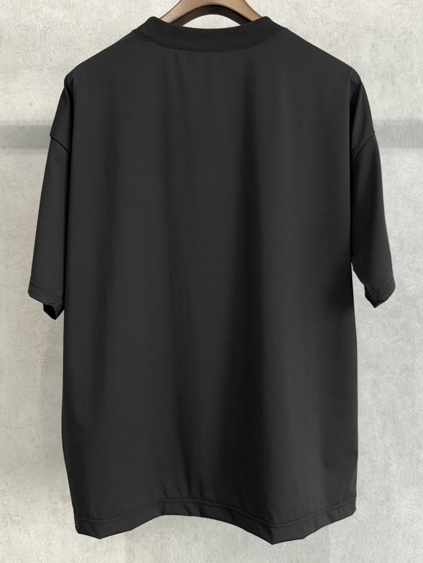 PB SIGN OVER NYLON T / DP1-T-001 / サインプリントナイロンビッグTシャツ / ブラック