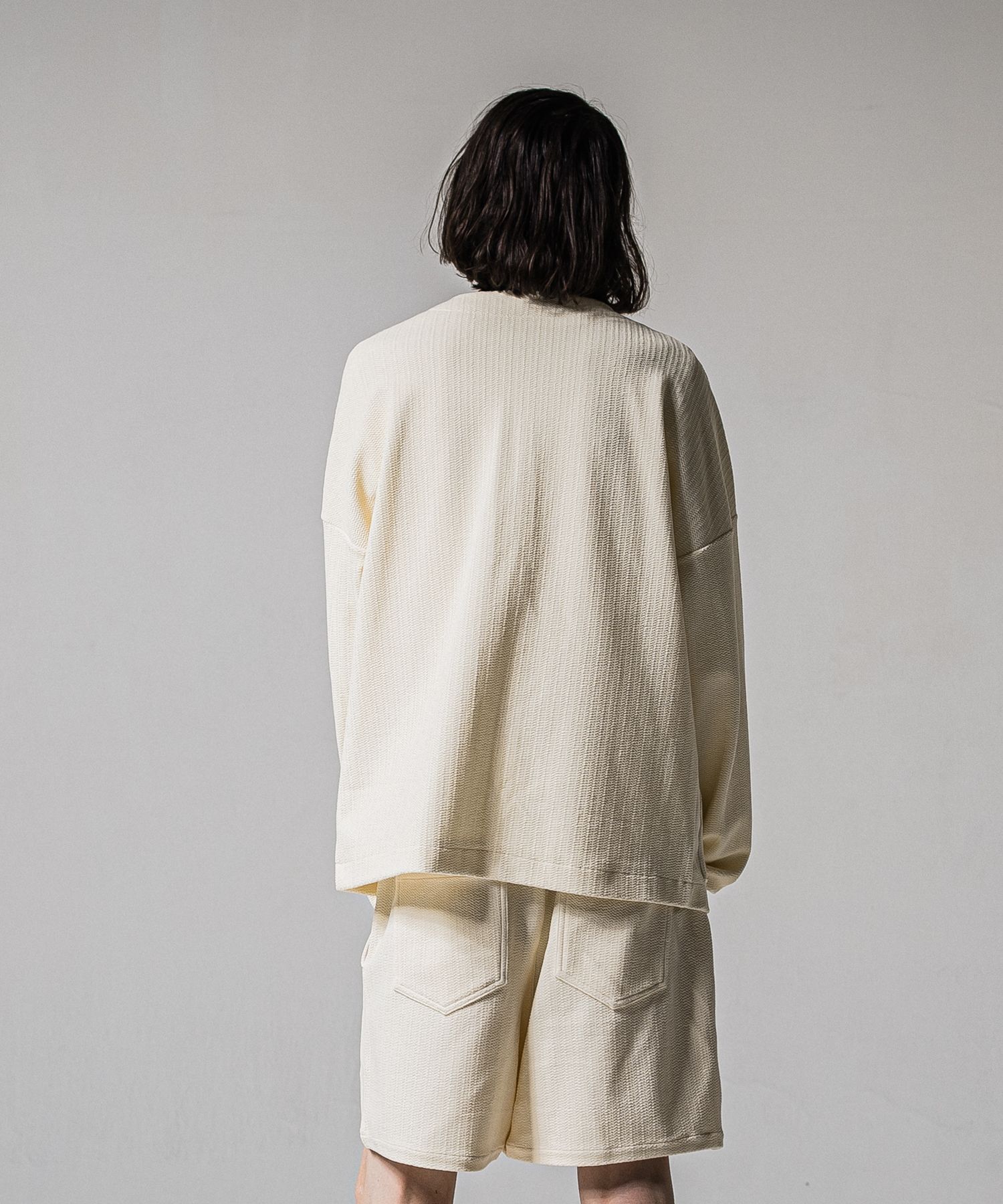 BLISTER KNIT C/D / RC39-C-005 / ブリスターニットカーディガン / オフホワイト (1月下旬入荷予定)