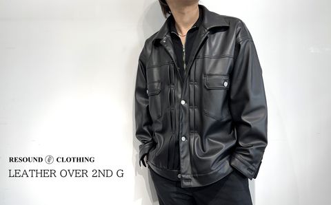 【RESOUND】店主イチオシアウター、完売を繰り返すエコレザーGジャン最終入荷!!