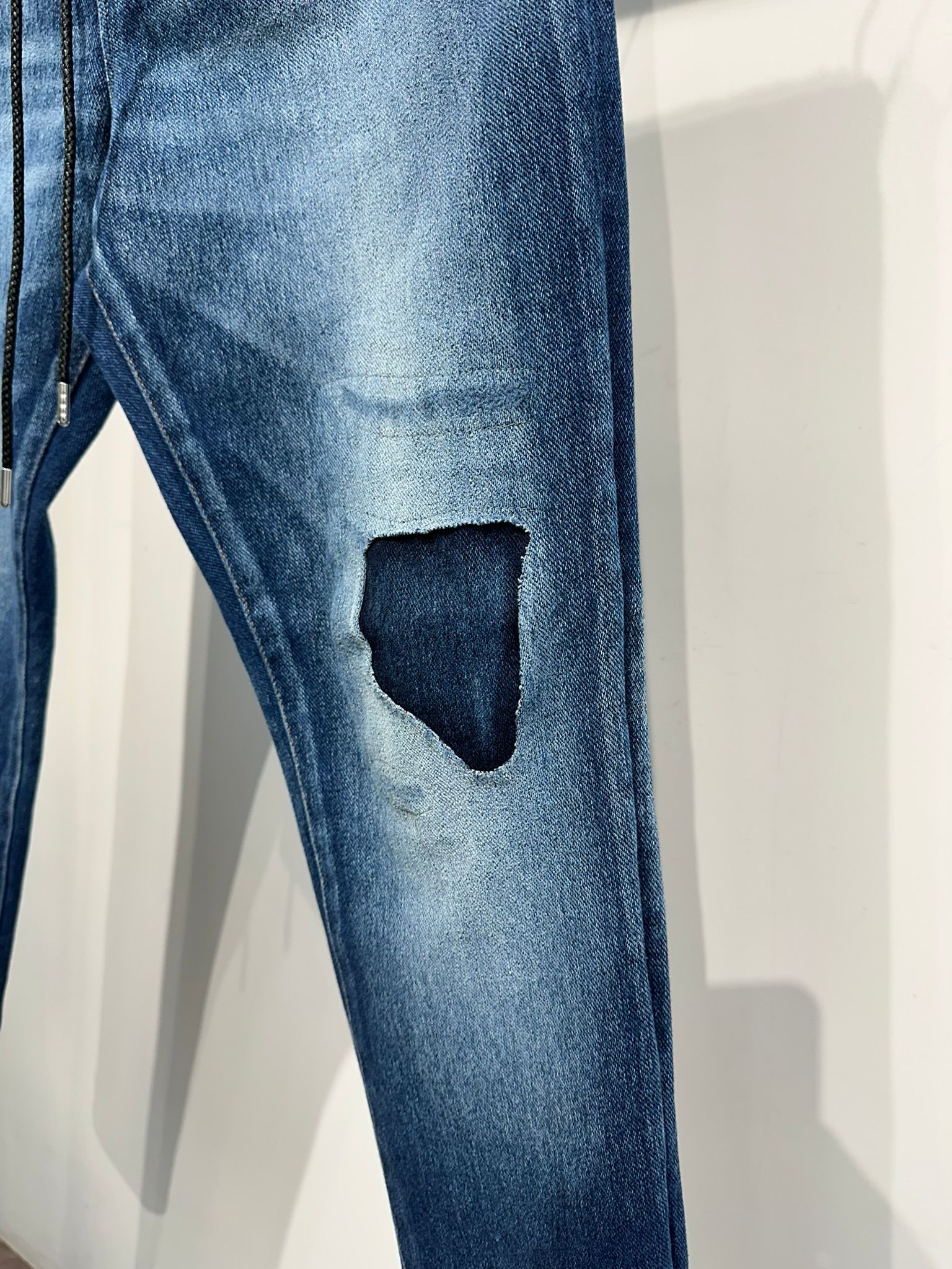 MICK DENIM JERSEY / RC38-ST-020 / デニムジャージテーパードパンツ / インディゴユーズド (12月上旬入荷予定)