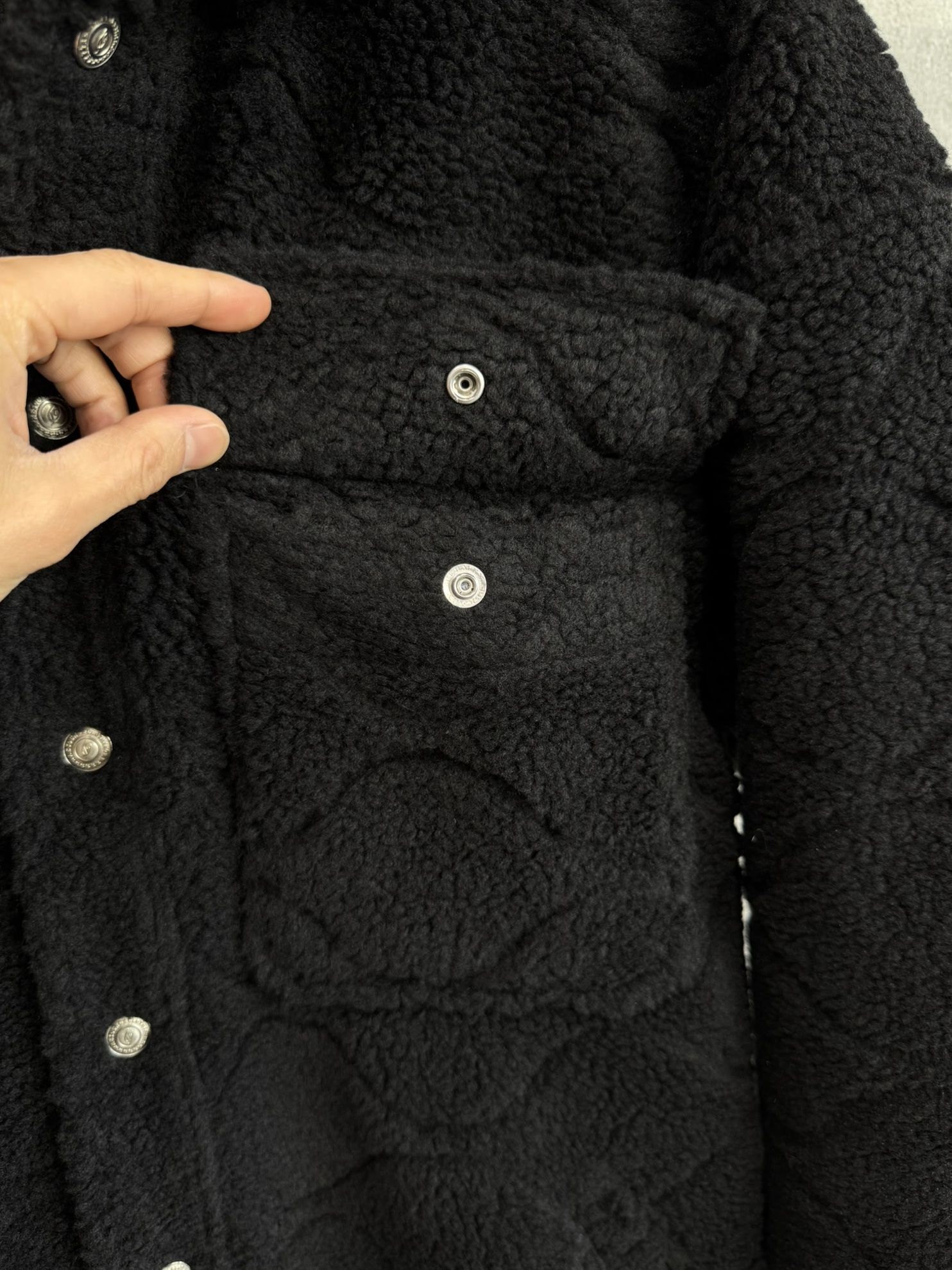 CPO BOA SHIRTS JK / RC38-JK-006 / ボアCPOシャツジャケット / ブラック