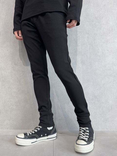 CHRIS EASY BLISTER TUCK PANTS / RC41-ST-016T / イージータックパンツ / ブリスターブラック