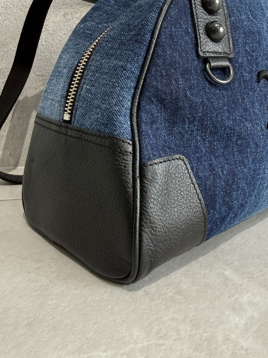 DENIM MINI BOSTON BAG / RC40-BAG-002RD / デニムミニボストンショルダーバッグ / デニム
