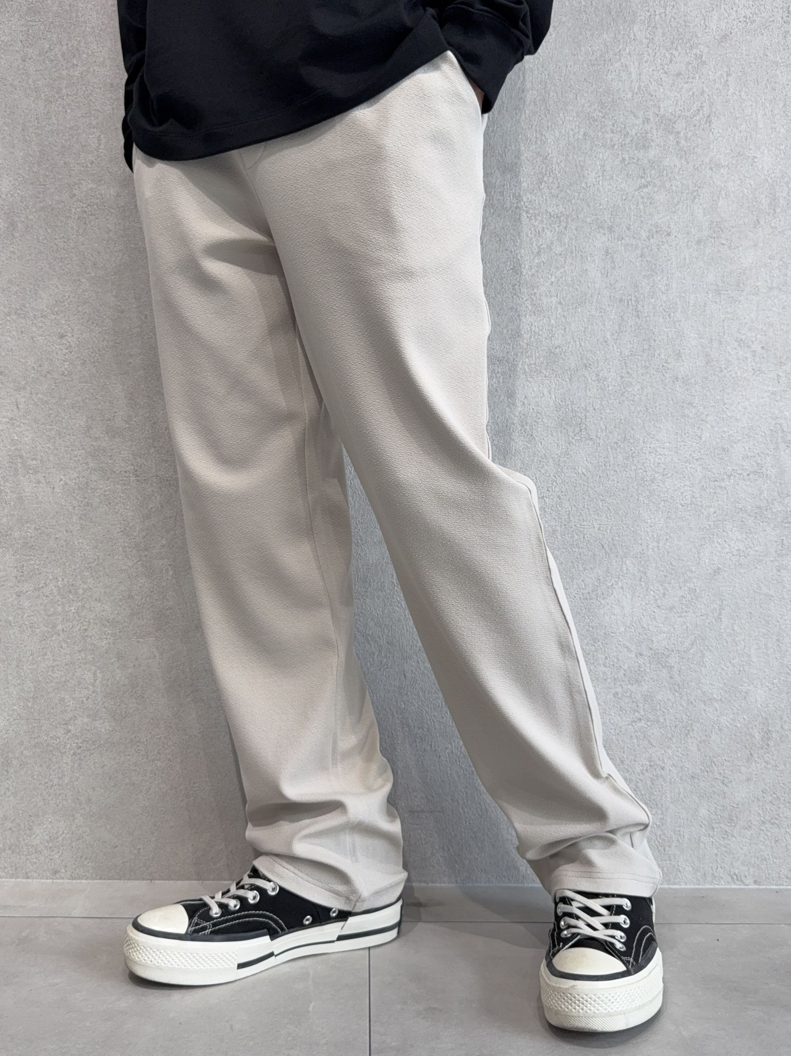CHRIS EASY WIDE TUCK PANTS / RC41-ST-016WT / セミワイドタックパンツ / ブリスターベージュ