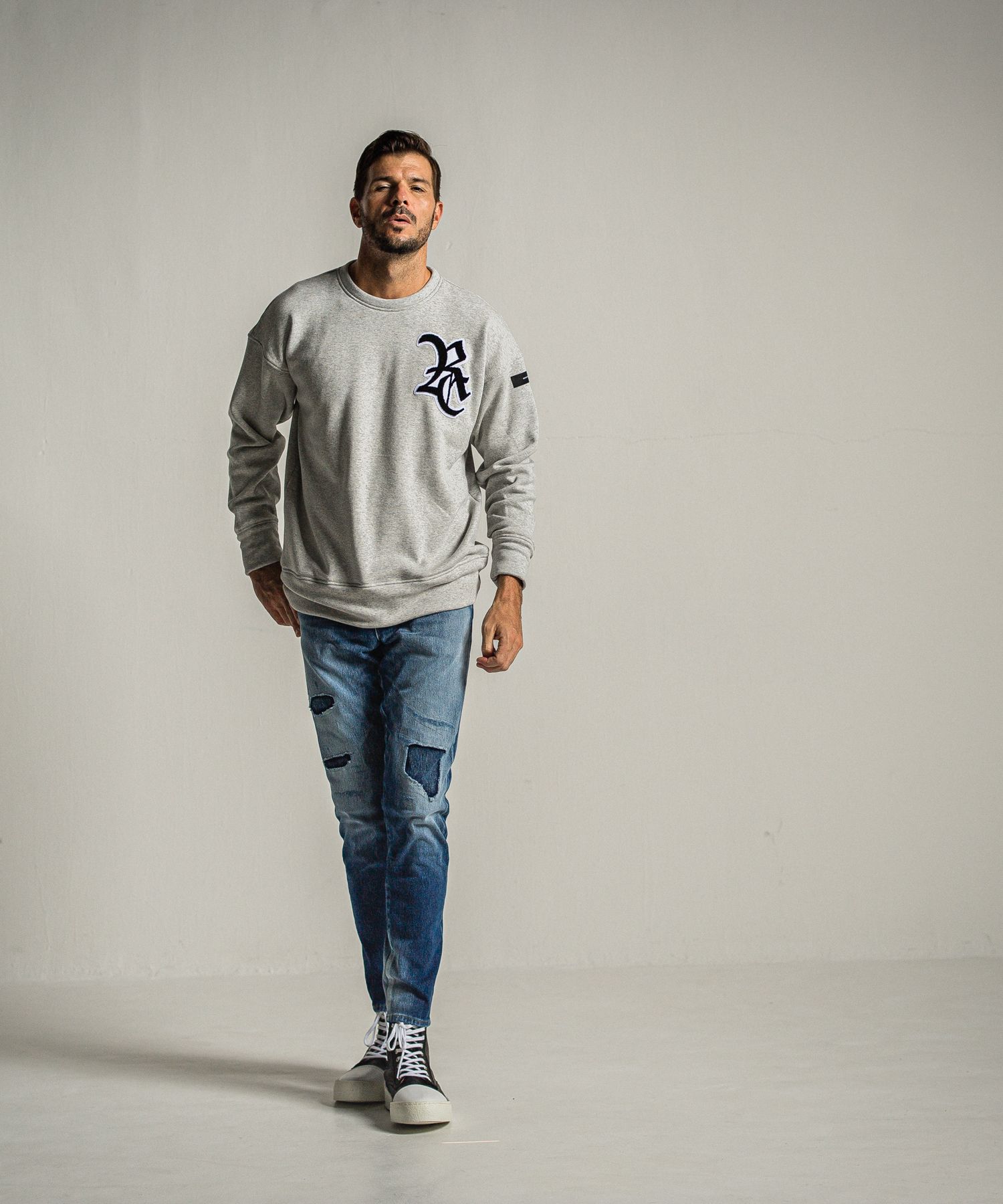 MICK DENIM JERSEY / RC34-ST-020 / デニムジャージテーパードパンツ / インディゴユーズド