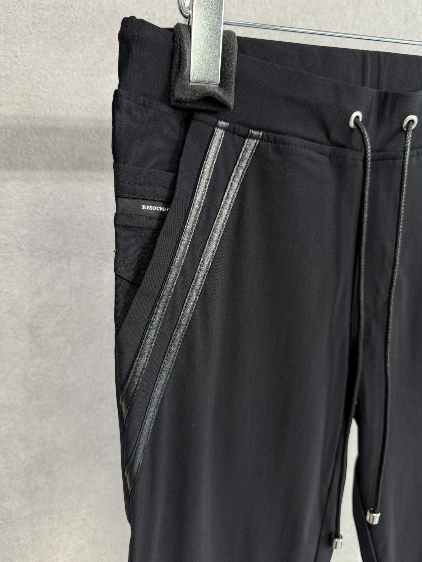 EDGE NYLON PT / BASIC-ST-014 / エッジナイロンラインパンツ / ブラック×ブラック