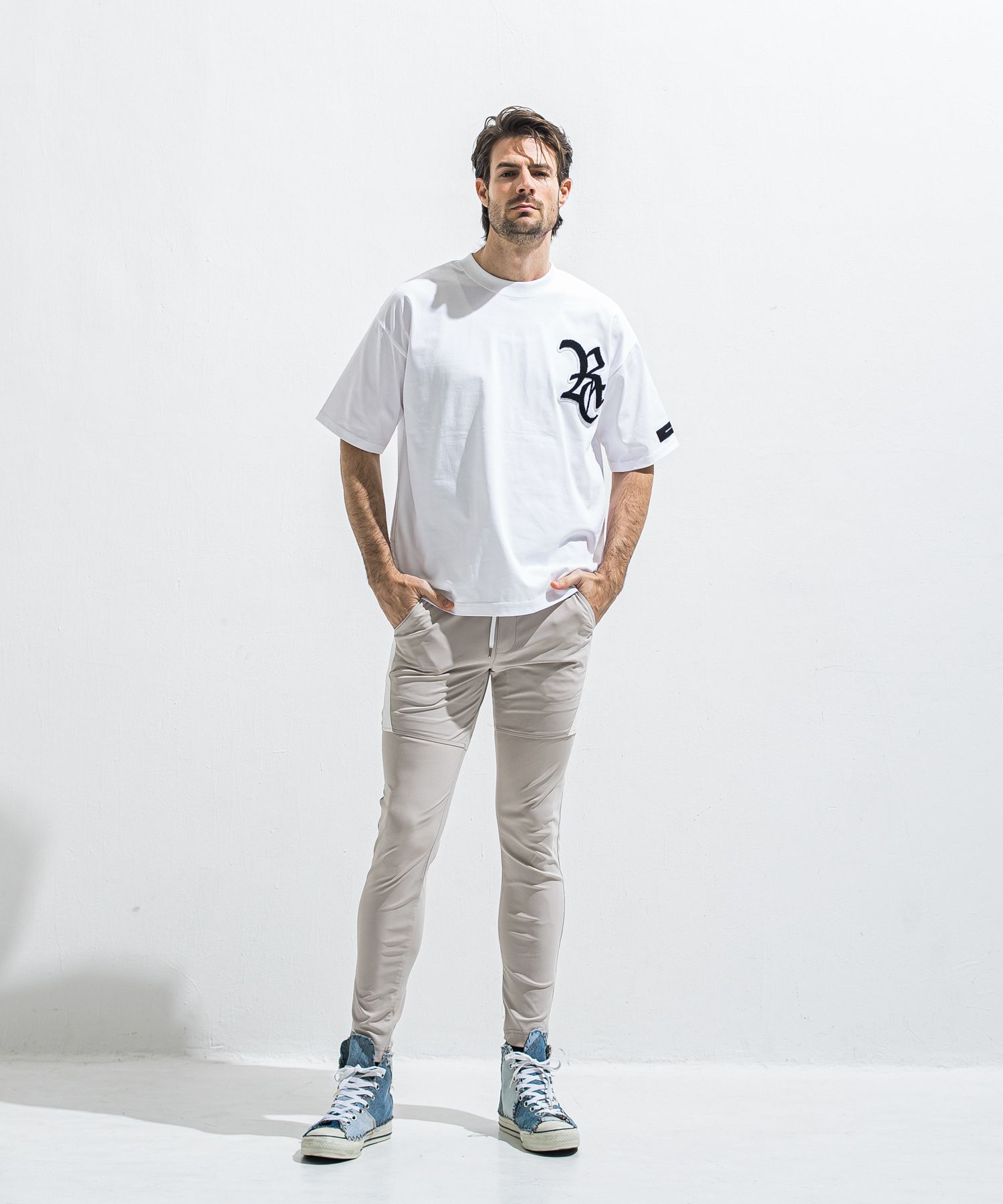 RC OVER TEE / RC40-T-006 / RCワッペンビッグTシャツ / ホワイト (5月中旬入荷予定)