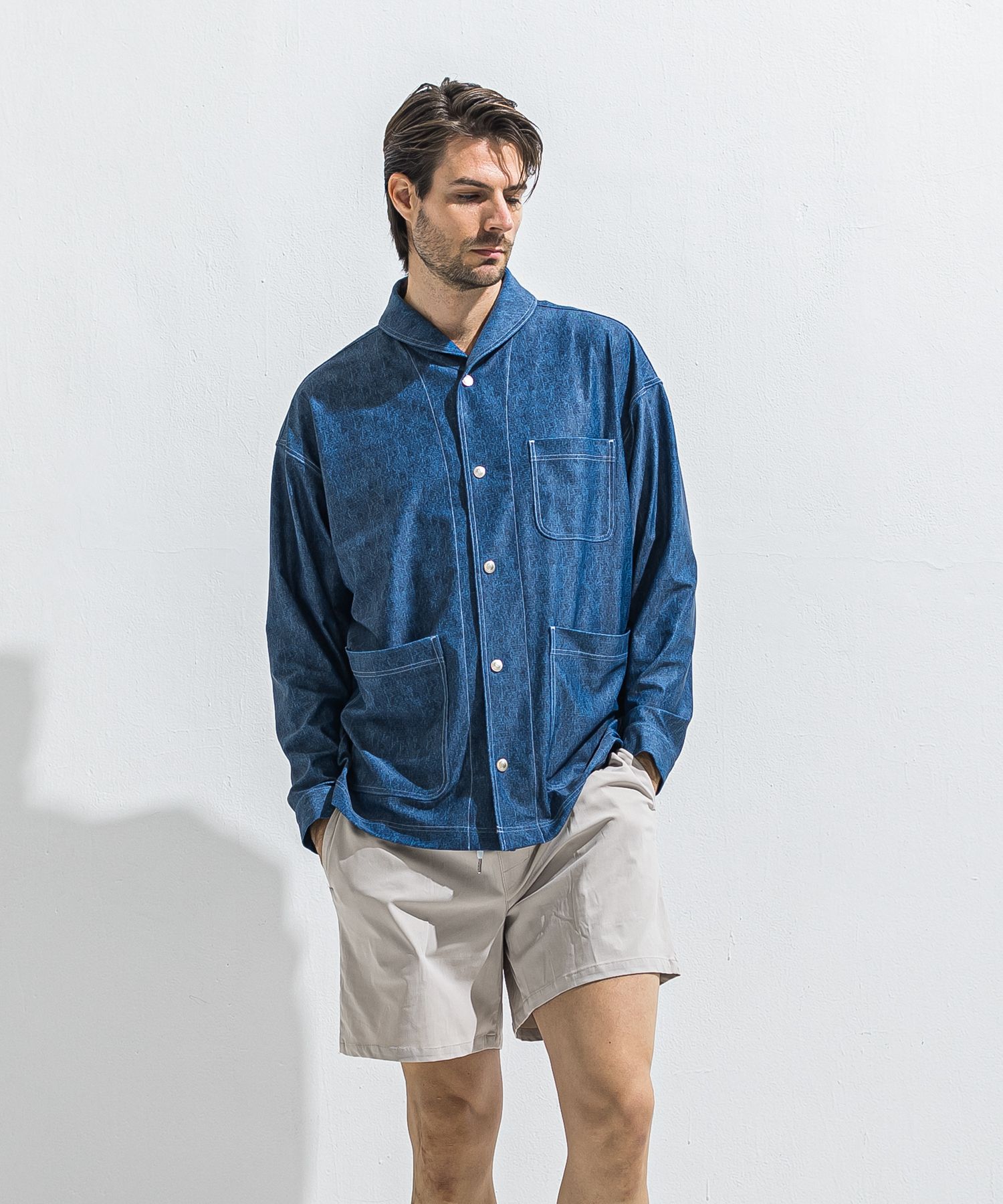 RUSH CAVER ALL / RC40-JK-002 / ラッシュガードカバーオール / ダークインディゴ (5月中旬入荷予定)