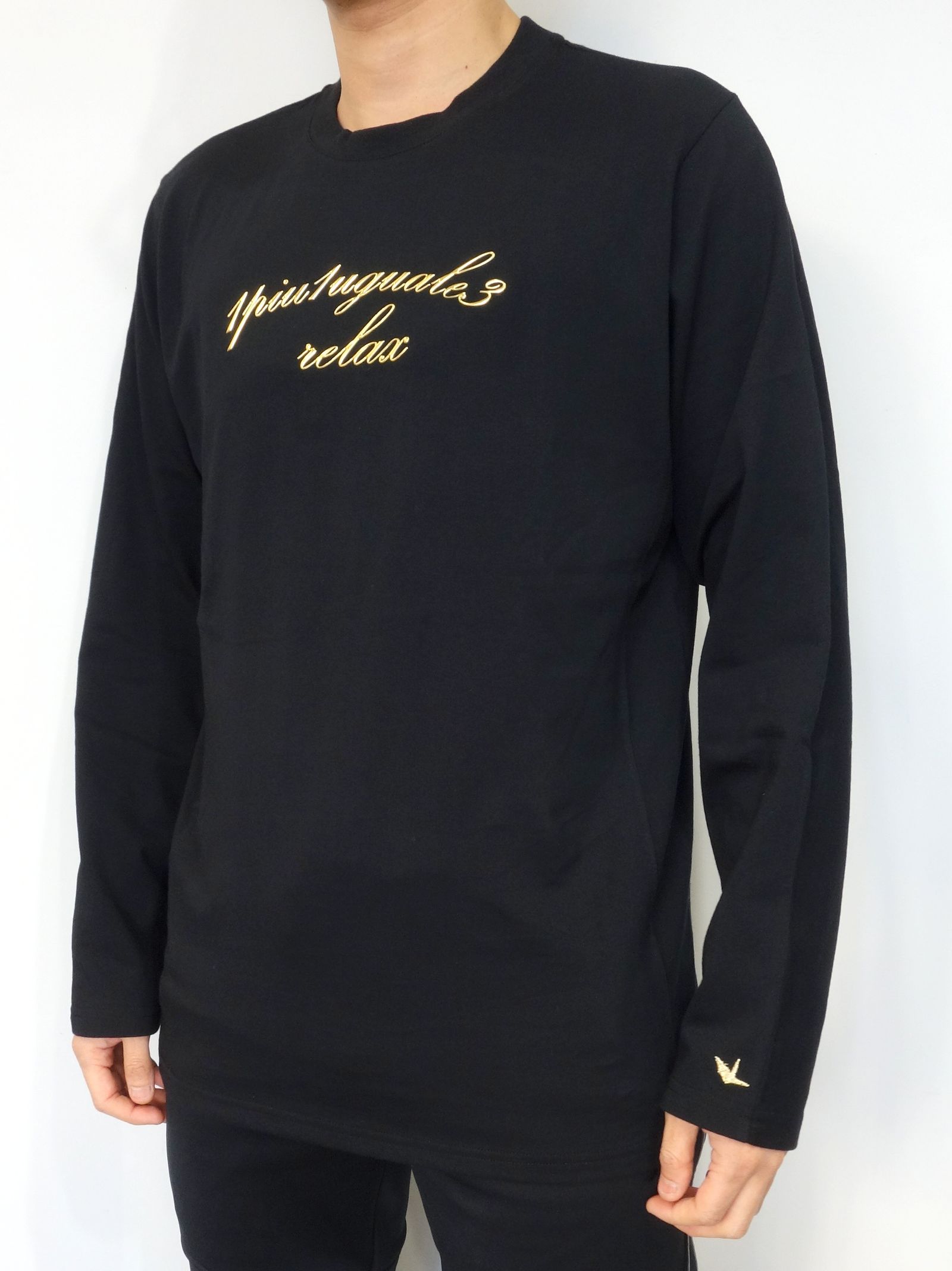 ゴールドプリントロングTシャツ / ust-20016 / ロングスリーブTシャツ