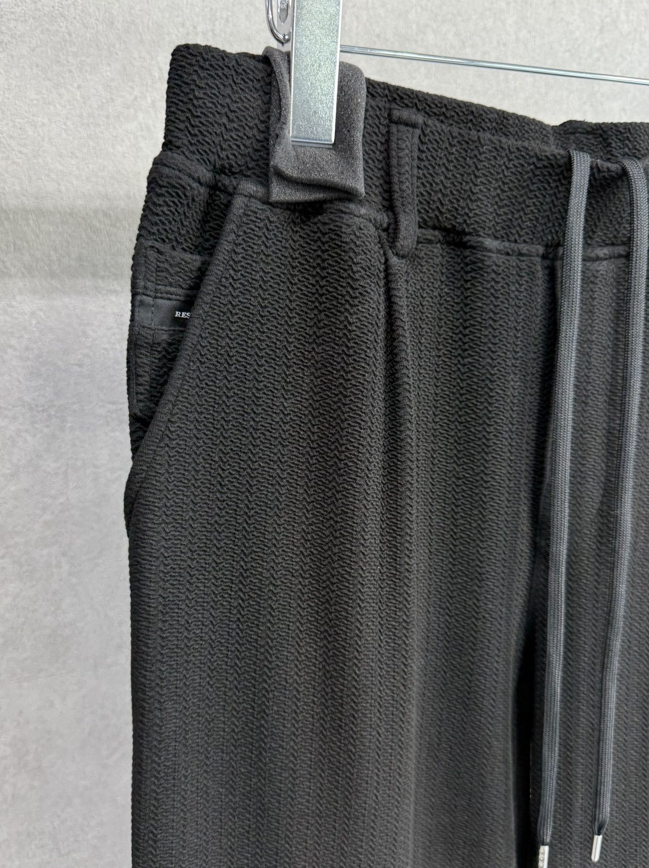 SEMI WIDE TUCK PANTS / RC40-ST-016WT / セミワイドタックパンツ / ブリスターブラック
