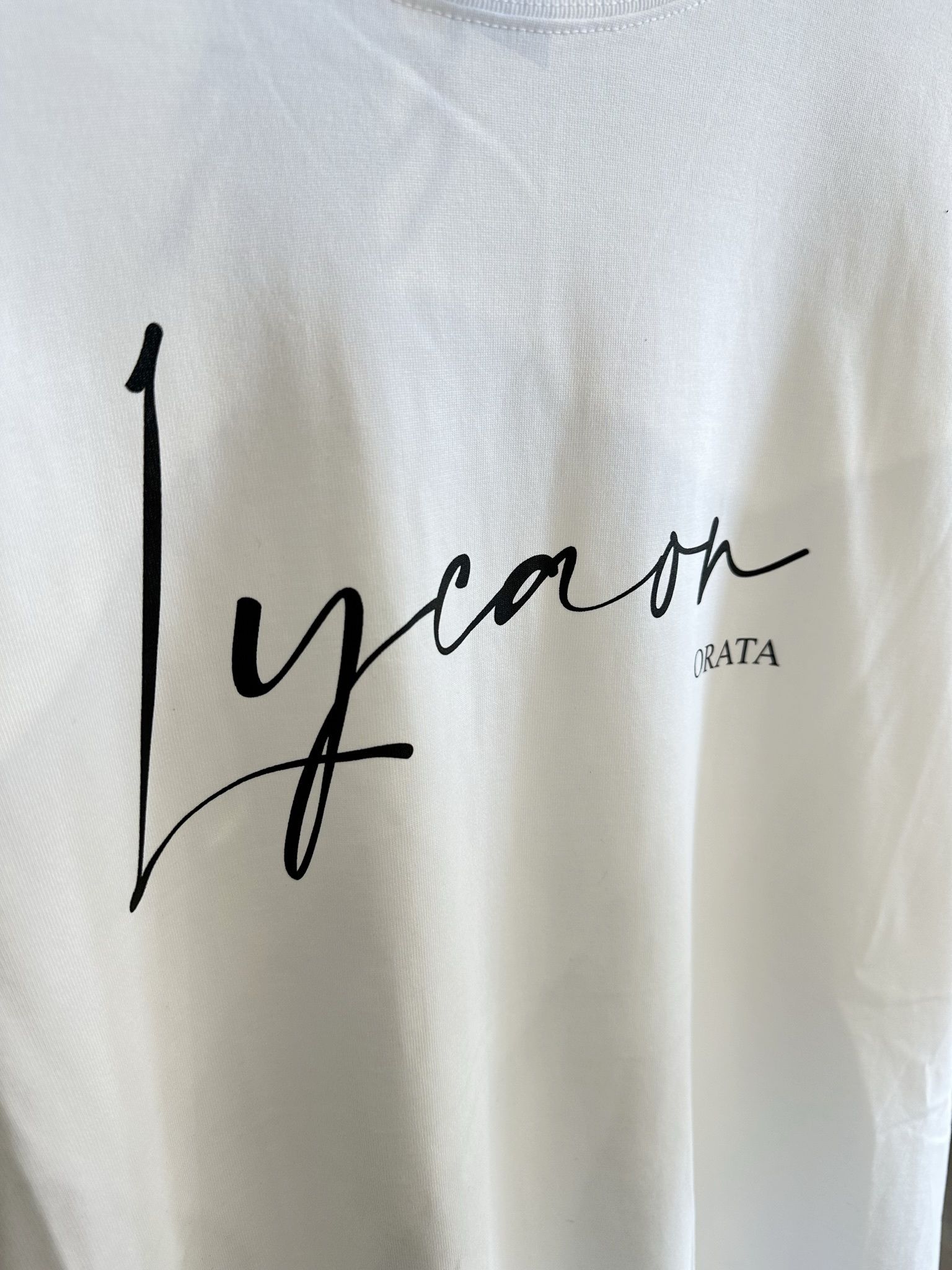 LYCAON CREW T / OR2-T-002 / プリントTシャツ / ホワイト (6月中旬入荷予定)