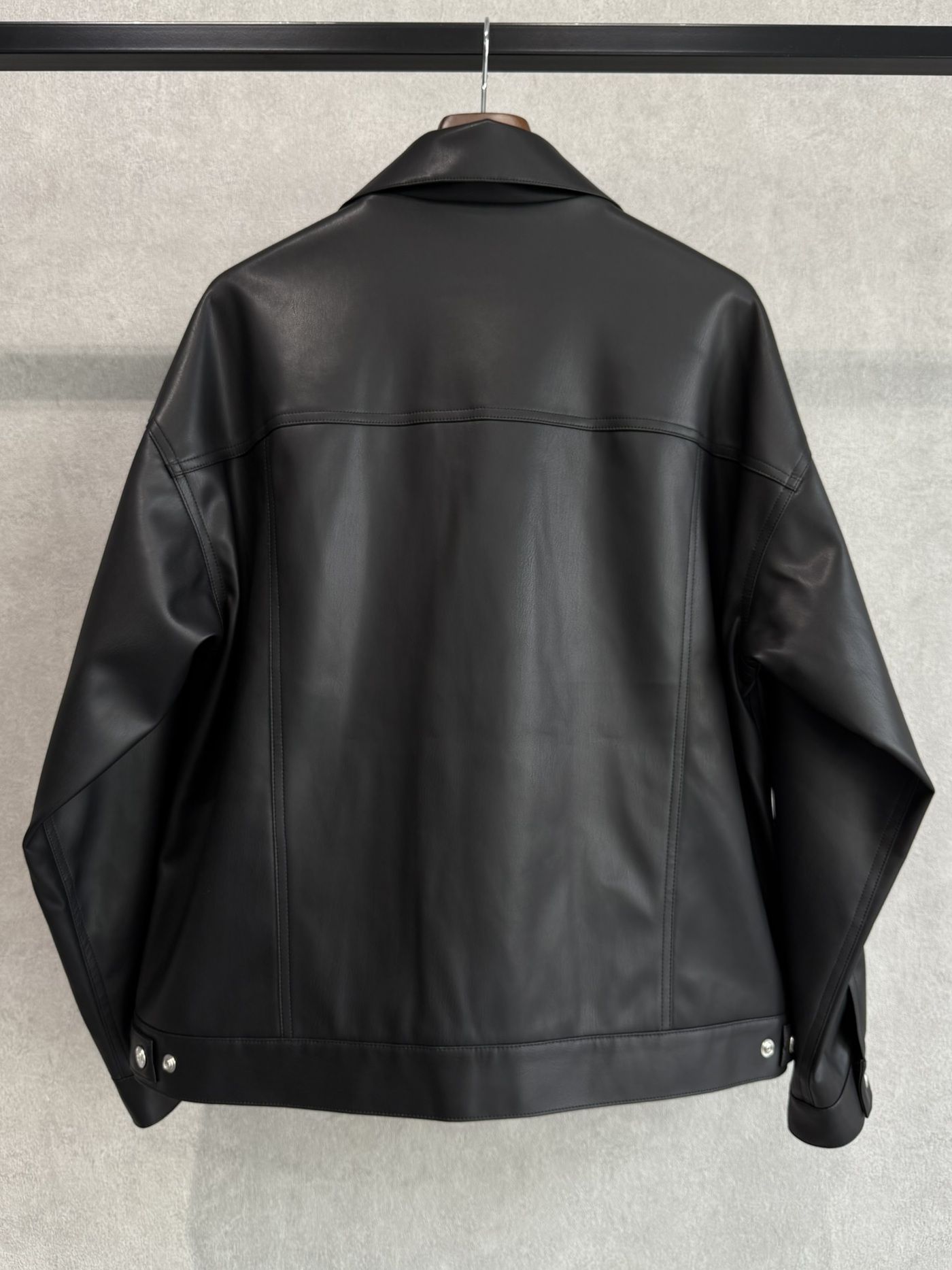 LEATHER OVER 3RD G / RC37-JK-006 / エコレザー3RD型Gジャン / ブラック