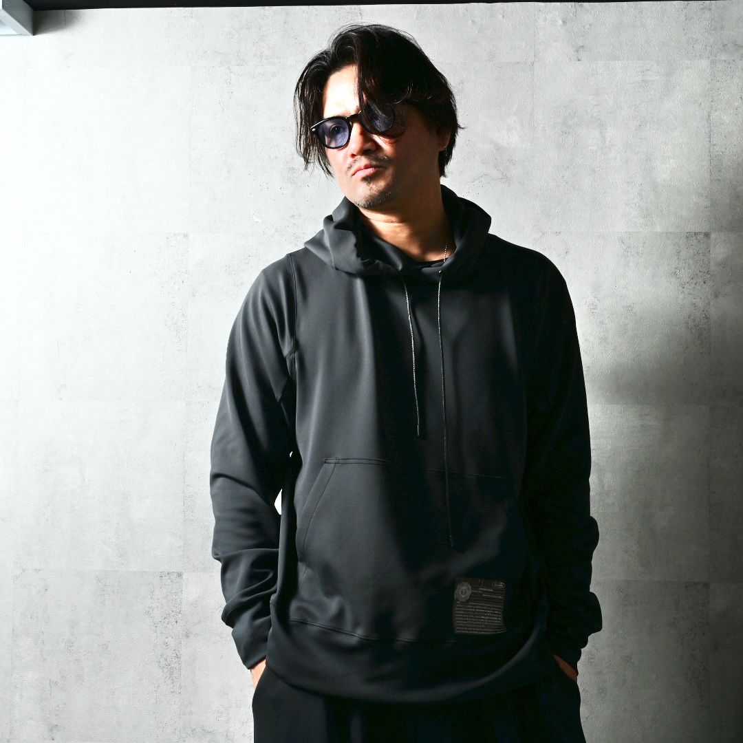 WILL PULLOVER HOODIE / DP1-C-001 / ウィルプリントプルオーバーパーカー / ブラック (2月上旬入荷予定)