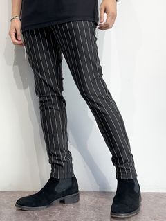 CHRIS EASY PANTS / RC35-ST-016 / イージーパンツ / ブラックストライプ