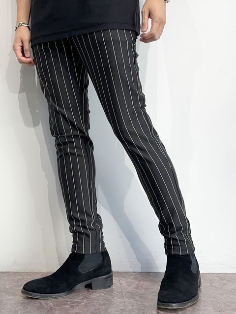 CHRIS EASY PANTS / RC35-ST-016 / イージーパンツ / ブラックストライプ