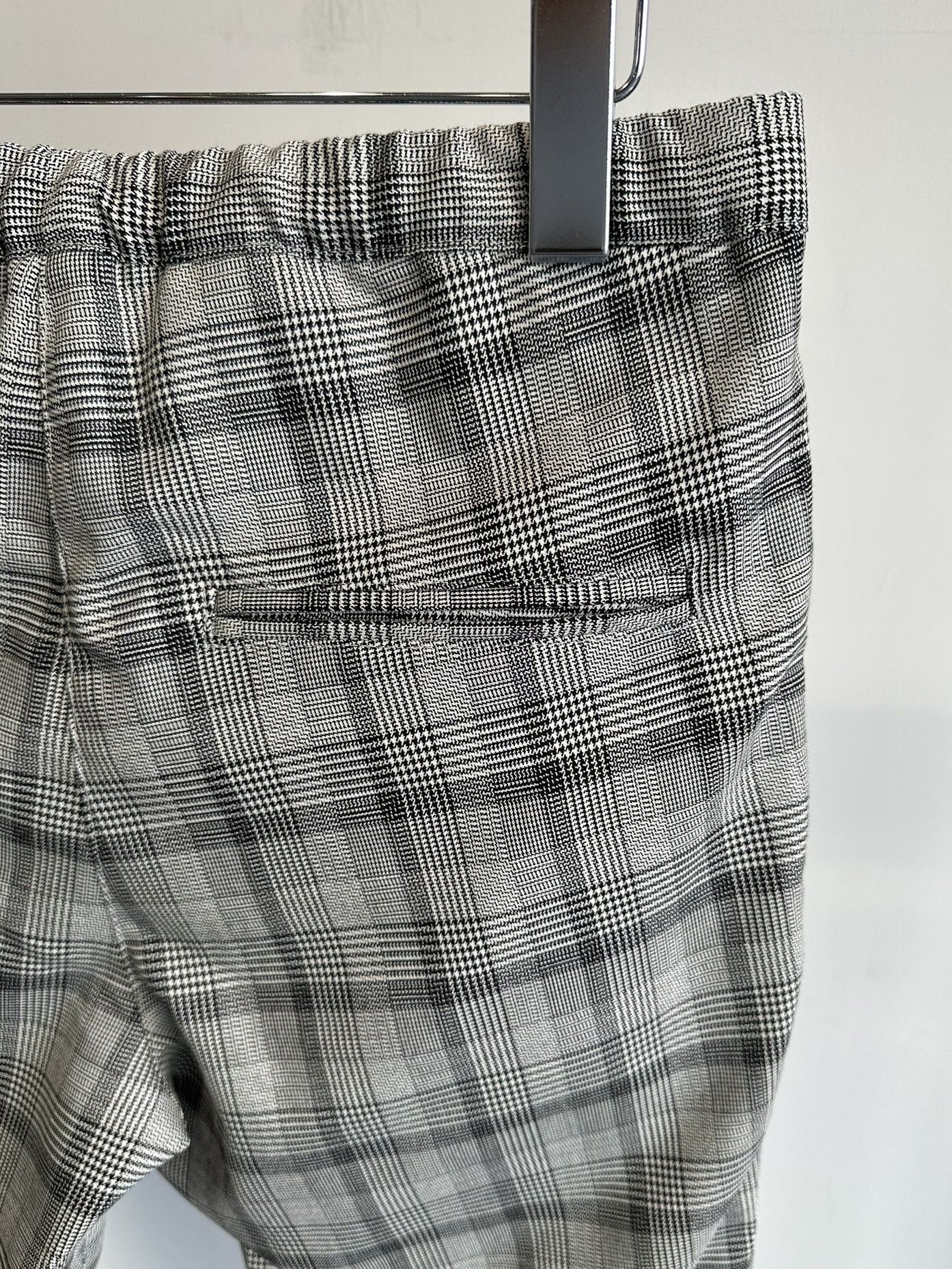 PAT TIGHT EASY PANTS / RC31-ST-037 / ベルト付きイージーパンツ / グレンチェック