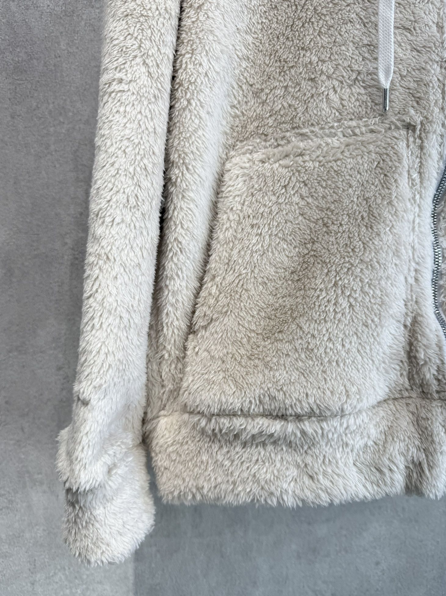 BOA ZIP LOOSE HOODIE / RC38-C-007 / ボアジップパーカー / ブラウン