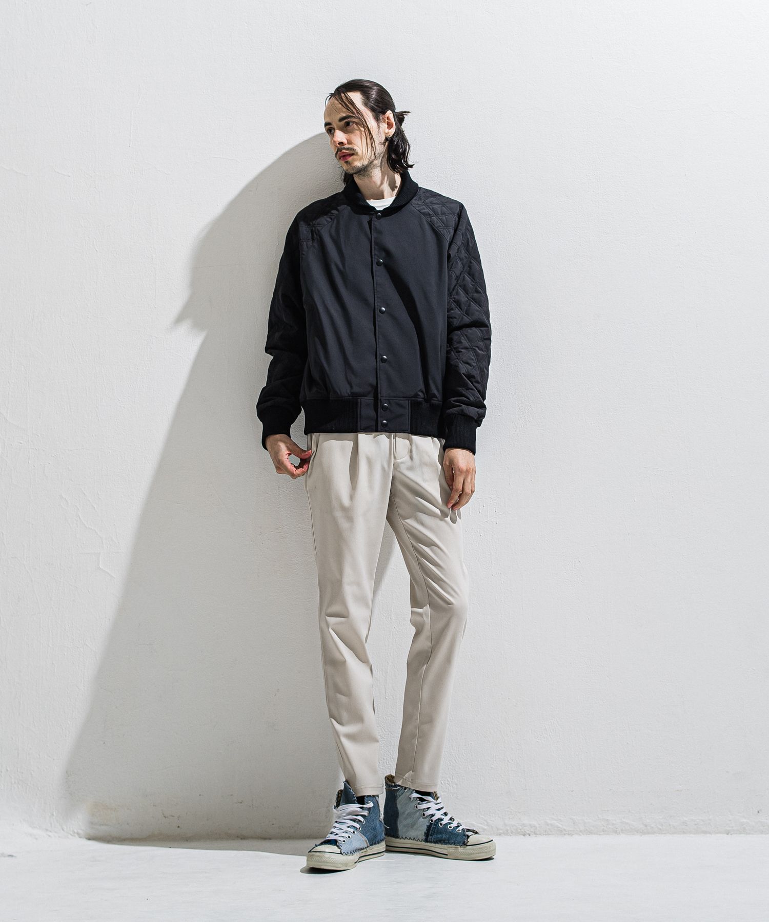 GAVIRIA SLACKS EASY PANTS / DP1-ST-001 / スラックスイージーパンツ / ベージュ (3月中旬入荷予定)