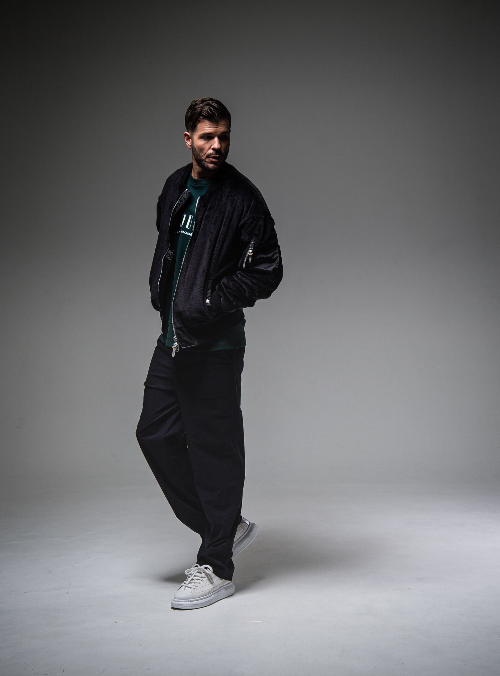 DAVID JACKET / RC25-JK-003 / MA-1 / ボアブラック