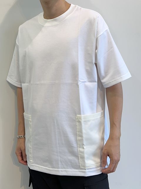 SIDE POCKET OVER TEE / RC28-T-005 / サイドポケットビッグTシャツ / ホワイト