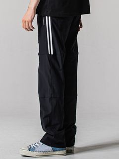 JOHNSON LINE WIDE PANTS / RC39-ST-009WT / ジョンソンラインワイドタックパンツ / ブラック×ホワイト (1月下旬入荷予定)