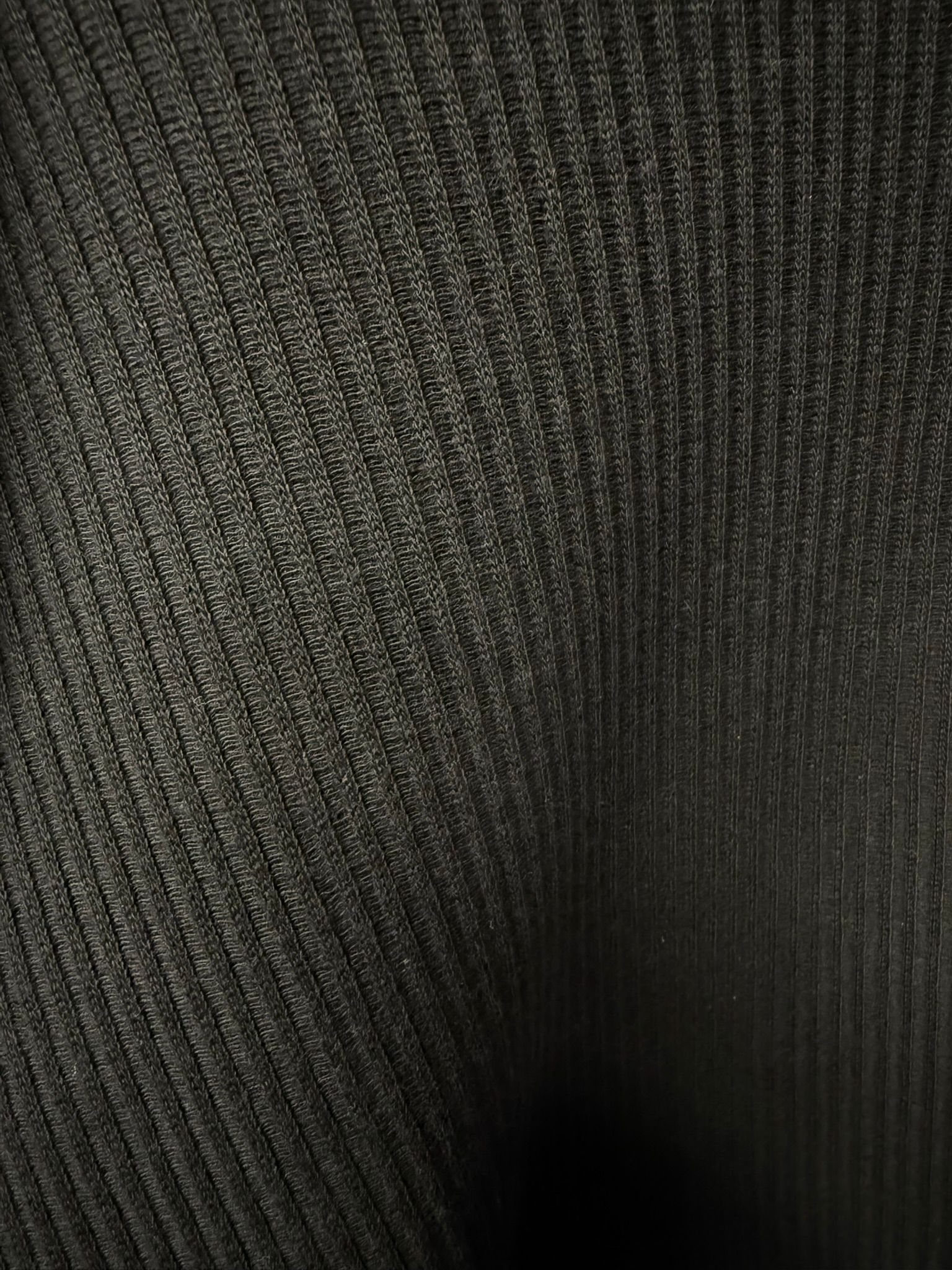 CUTOFF RAIL LONGSLEEVE / RC37-C-001 / レールカットソー / ブラック (9月中旬入荷予定)