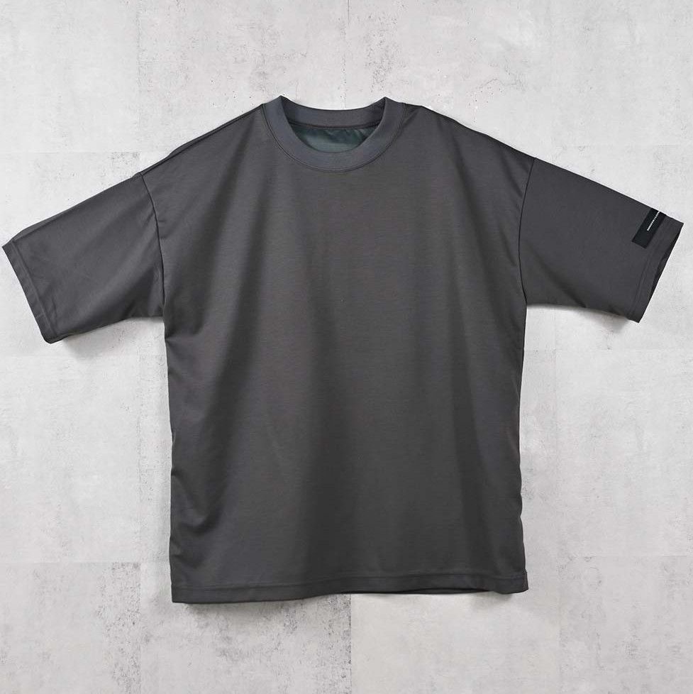 REV MESH OVER TEE / RC40-T-004 / メッシュビッグTシャツ / チャコール (6月中旬入荷予定)