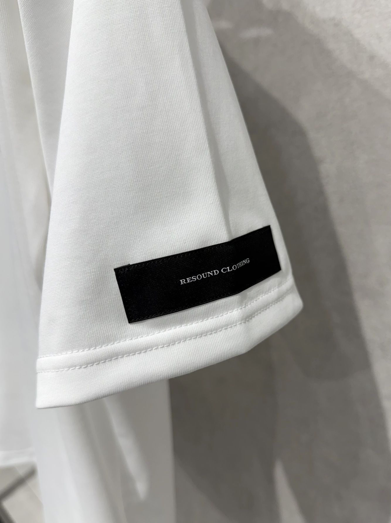 BOX OVER TEE / RC40-T-007 / ボックスロゴビッグTシャツ / ホワイト×グレー
