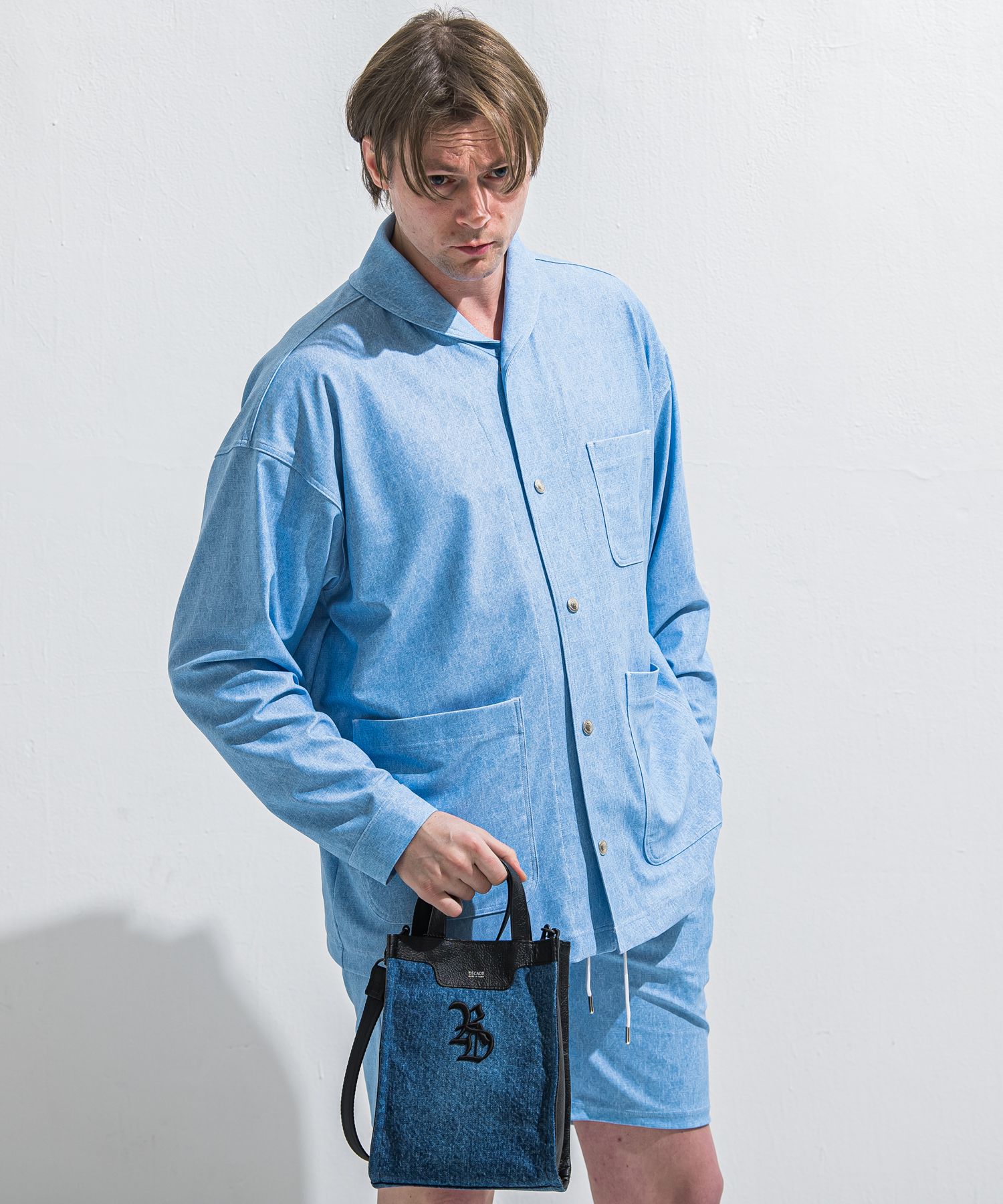 DENIM MINI TOTE BAG / RC40-BAG-001RD / デニムミニトートショルダーバッグ / デニム (5月中旬入荷予定)