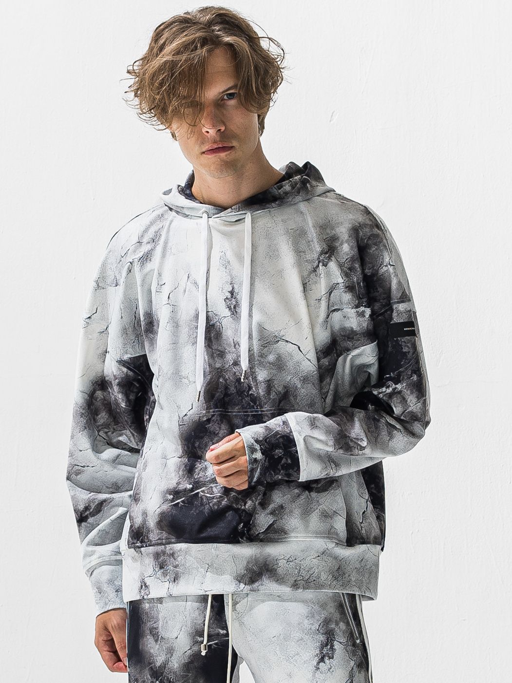OVER HOODIE / RC42-C-011 / プルオーバーパーカー / マーブルホワイト (1月上旬入荷予定)