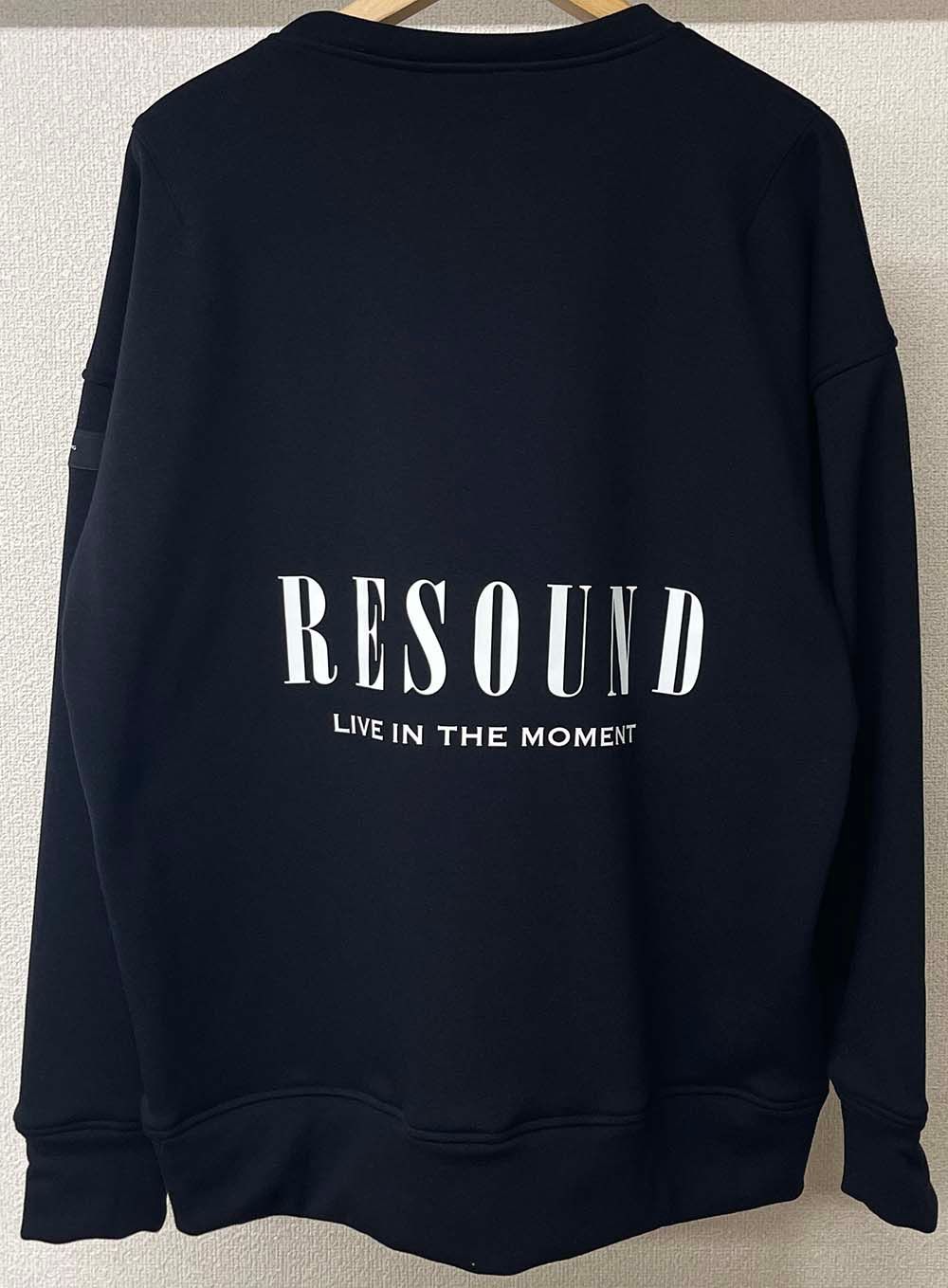 RESOUND CLOTHING - ID BACKROGO VELOURS FLEECE DROP TRAINER / RC26