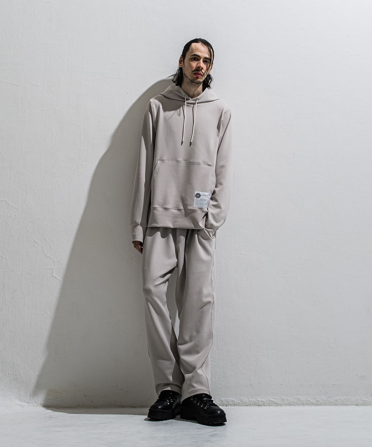 EMILIO DB WIDE PANTS / DP1-ST-003 / ダンボールジャージスーパーワイドパンツ / グレージュ (3月中旬入荷予定)