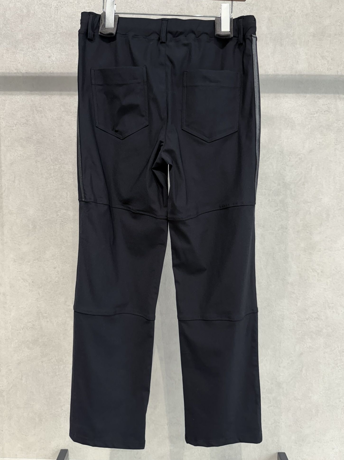 JOHNSON LINE WIDE PANTS / RC39-ST-009WT / ジョンソンラインワイドタックパンツ / ブラック×ブラック
