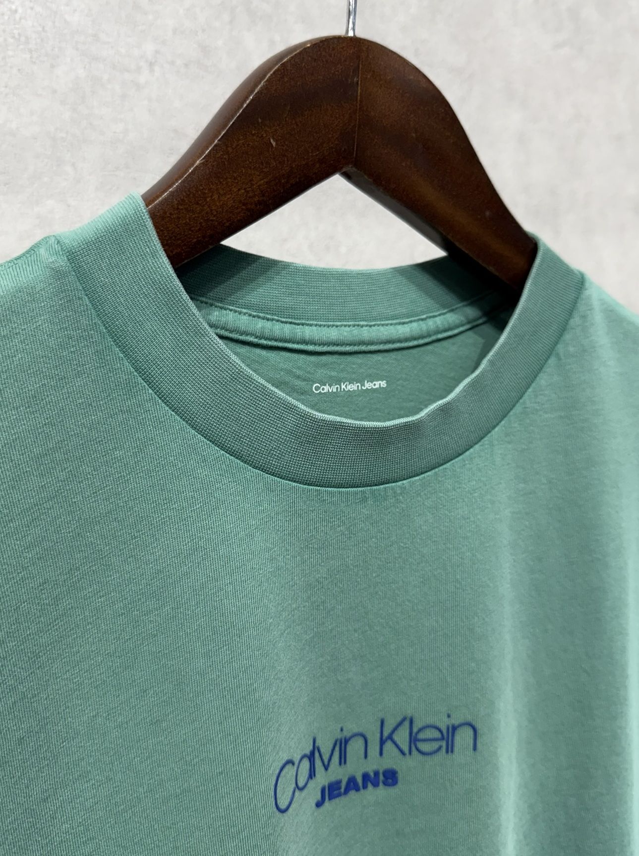 ショートスリーブ 20sアシッドウォッシュグラフィッククルーネックTシャツ / 4RB824G / VFL(グリーン)