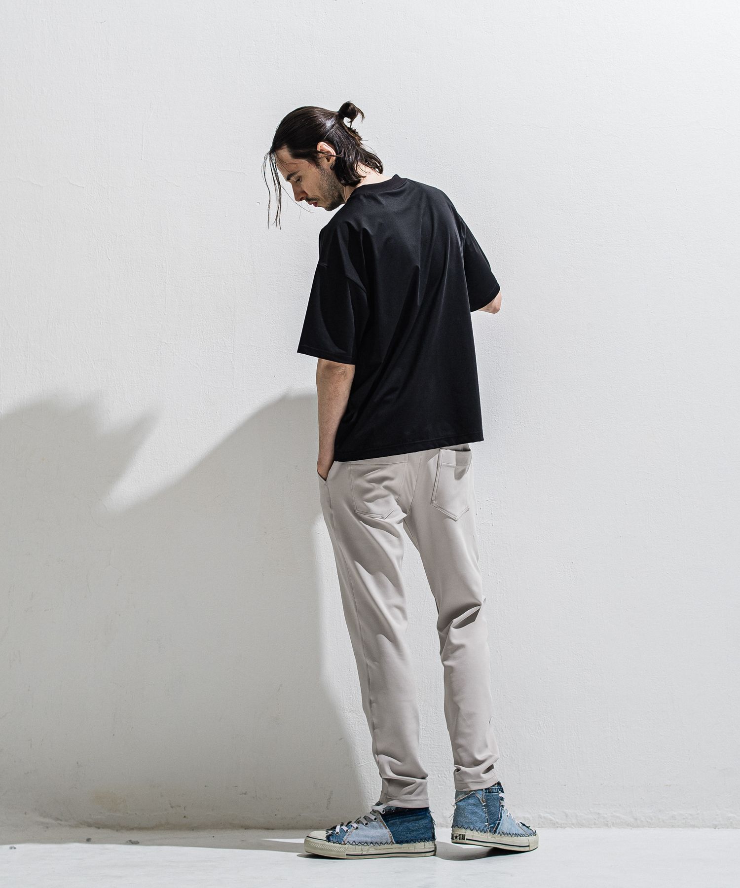 GAVIRIA DB EASY PANTS / DP1-ST-002 / ダンボールジャージイージーパンツ / グレージュ (3月中旬入荷予定)