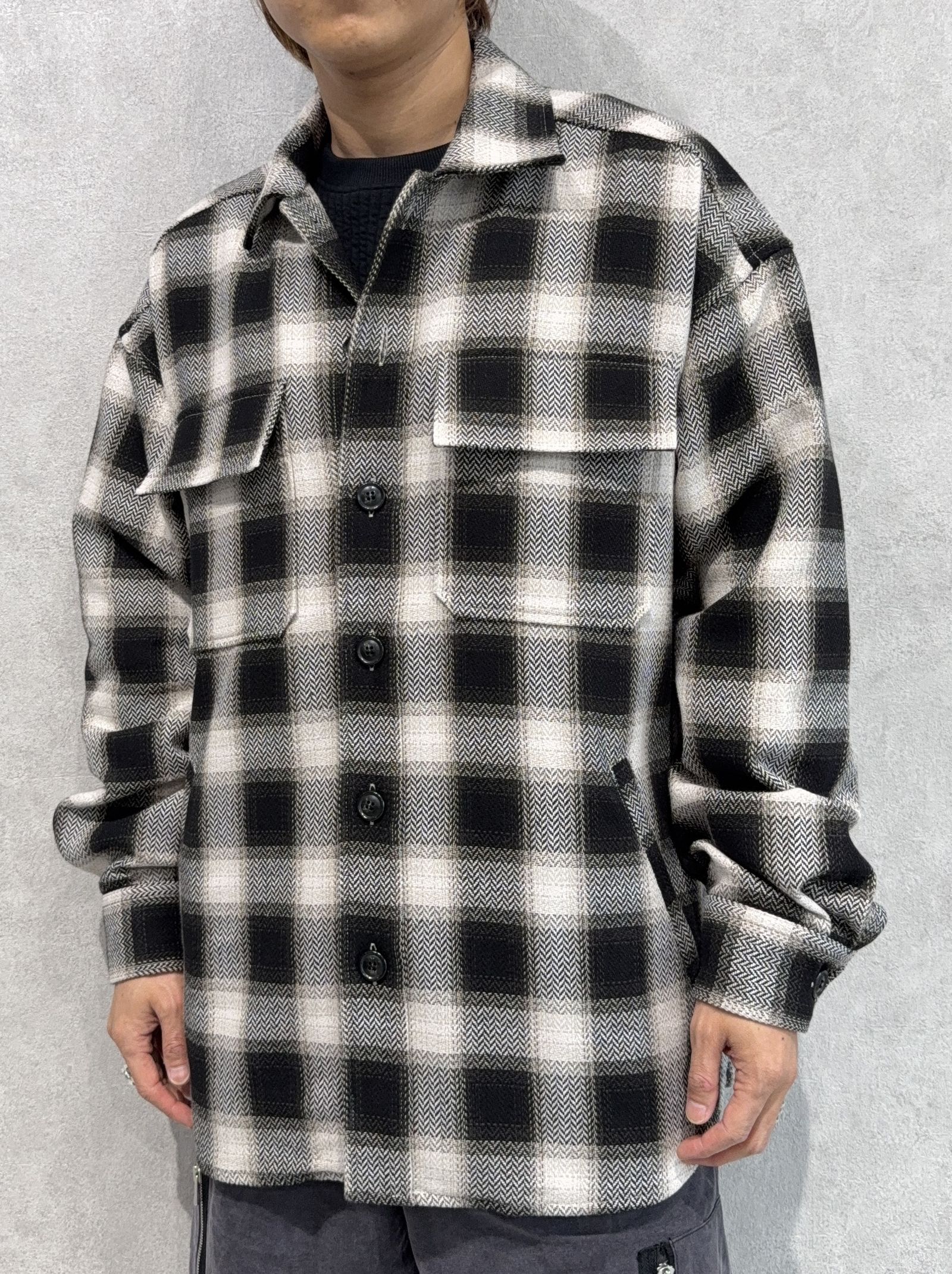 CPO SHIRTS JK / RC37-JK-004 / CPOチェックシャツジャケット / ブラックチェック