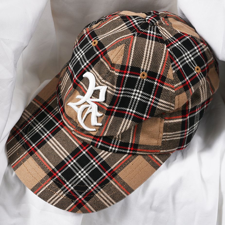 LOW CAP / RC41-CAP-002 / ローキャップ / チェック (6月中旬入荷予定)