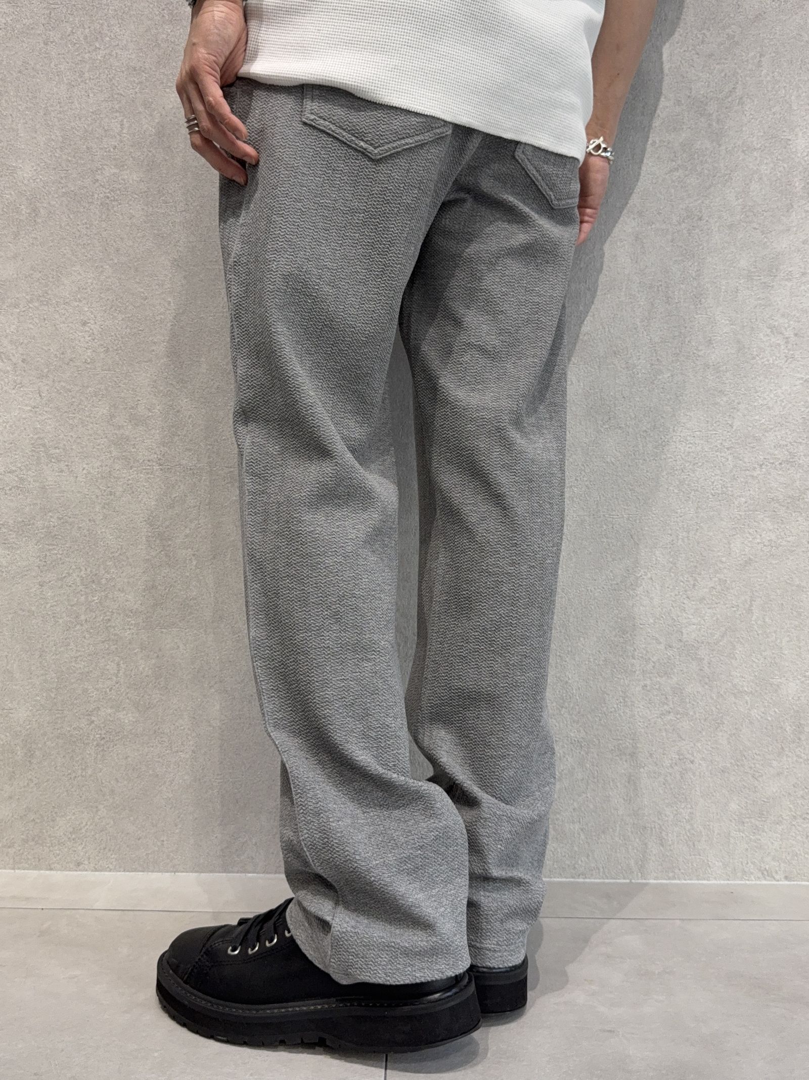 SEMI WIDE TUCK PANTS / RC40-ST-016WT / セミワイドタックパンツ / ブリスターグレー